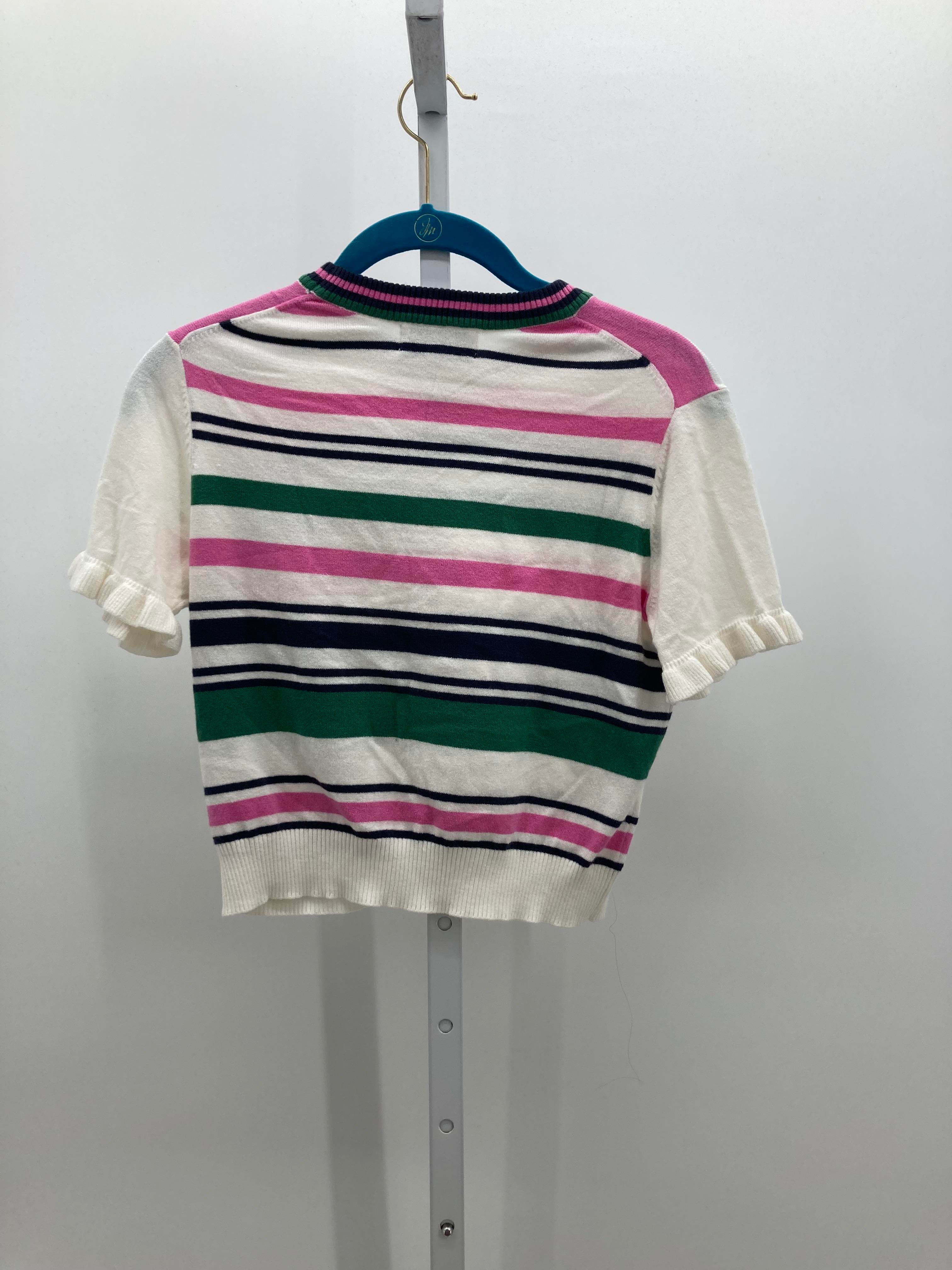 Free Assembly Size 10-12 Girls Short Sleeve Sweater