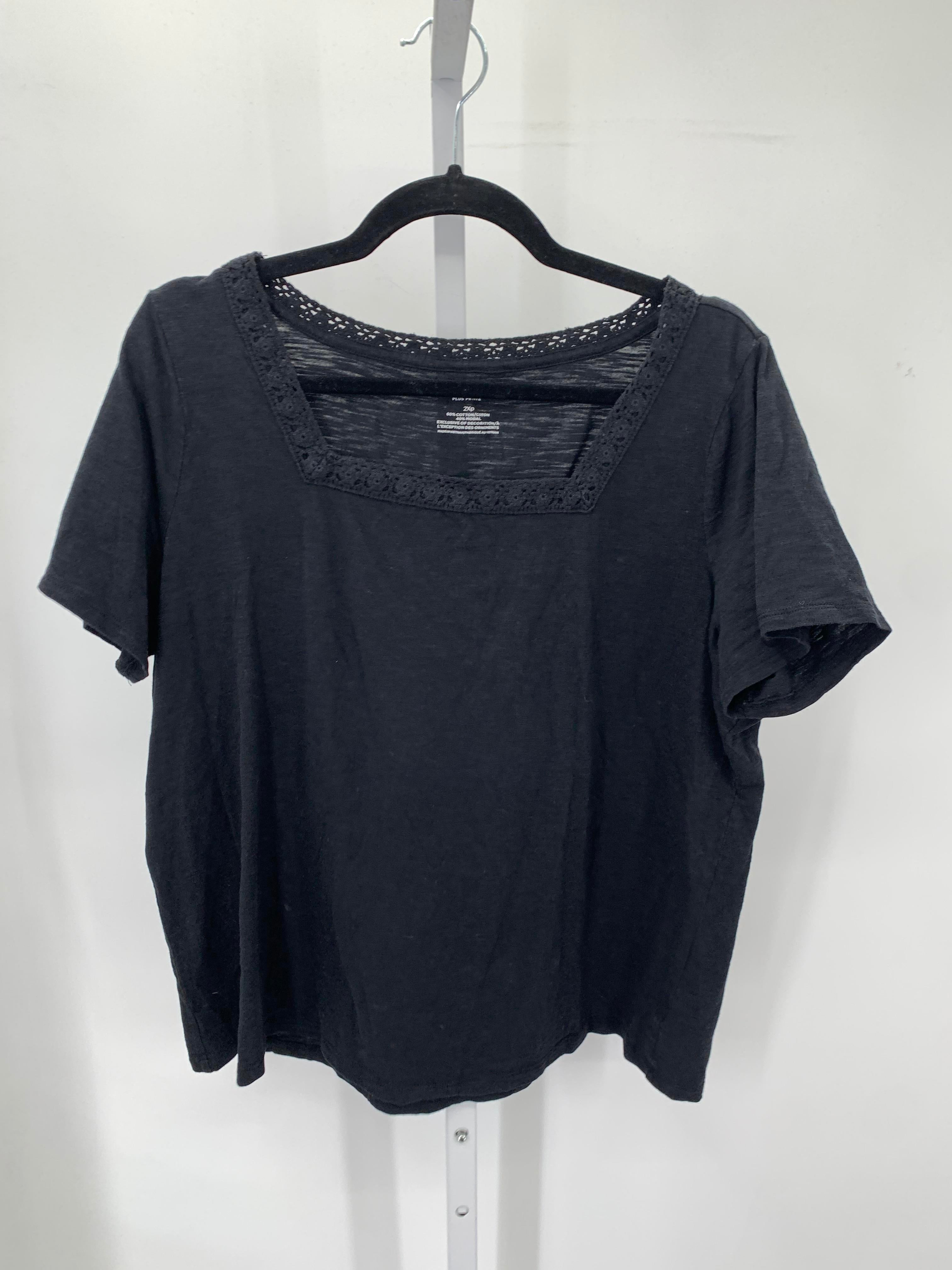Talbots Size 2XP Womens Short Sleeve Shirt