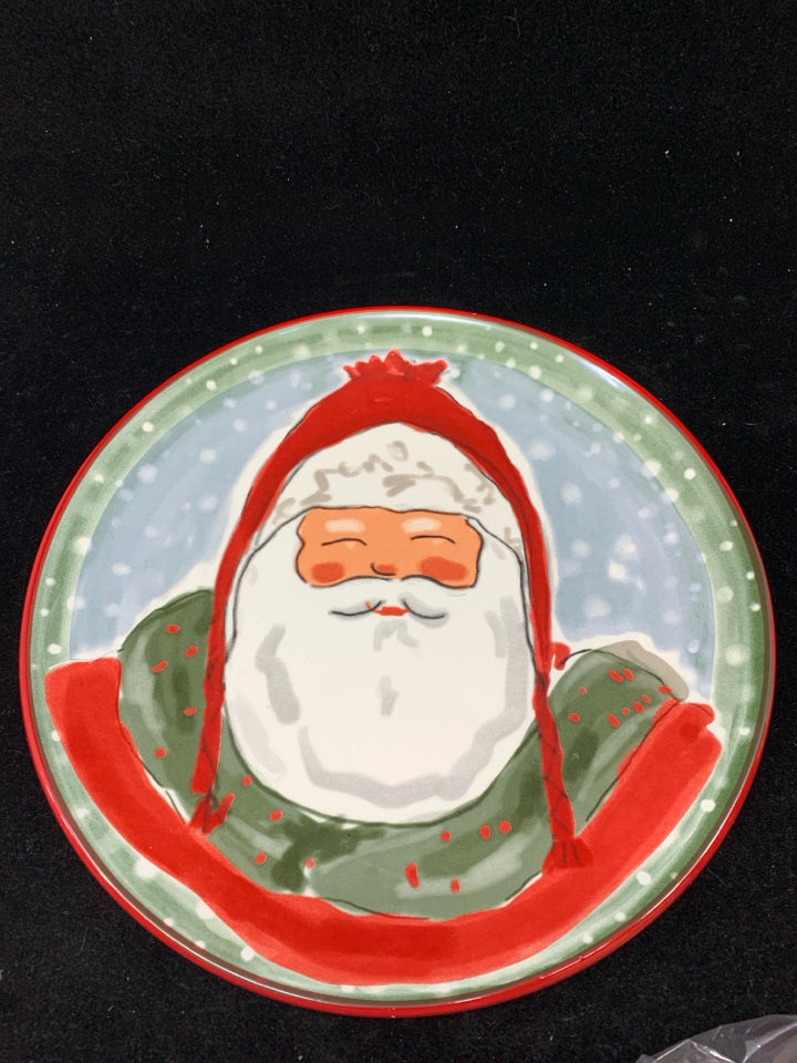 SANTA SERVING PLATE.