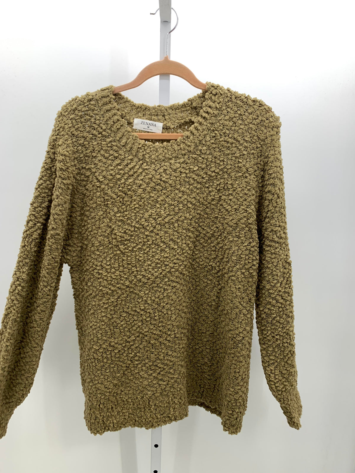 Zenana Size Small Misses Long Slv Sweater