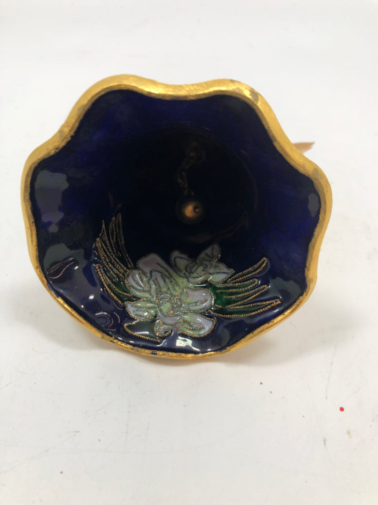 HUMMINGBIRD ENAMEL OVER METAL BELL.