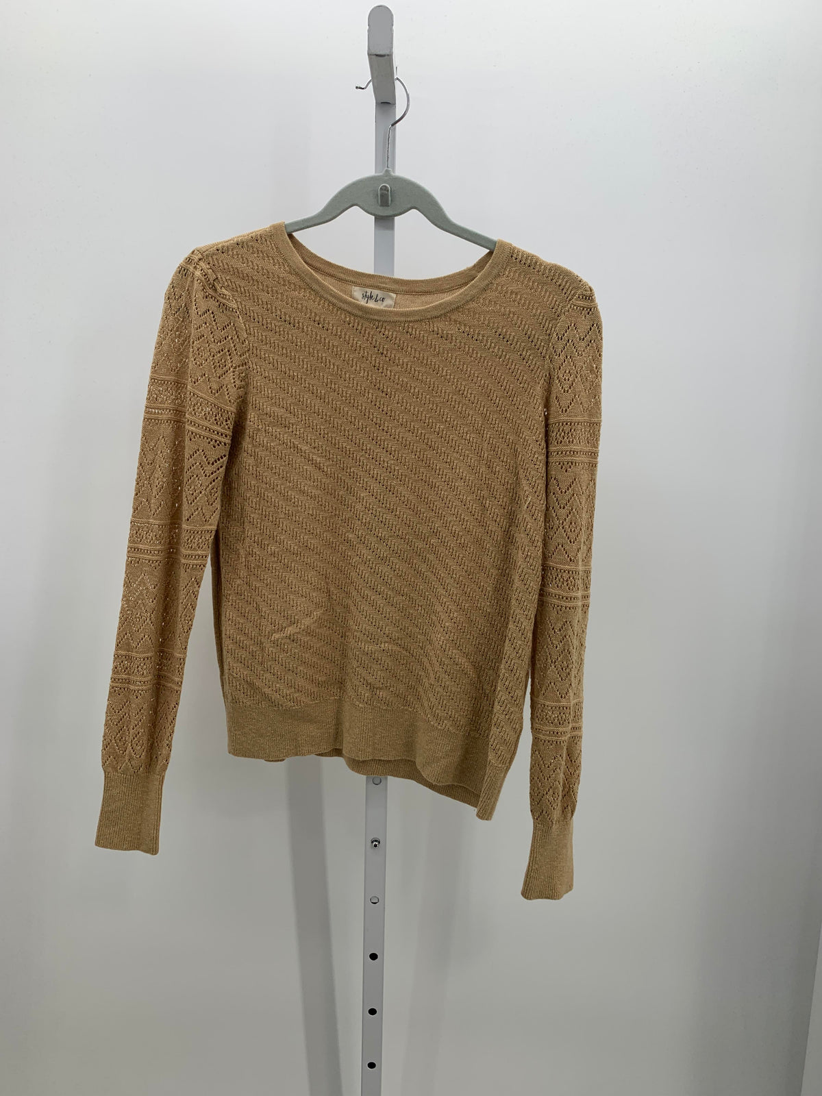 Style & Co. Size Small Petite Petite Long Slv Sweater