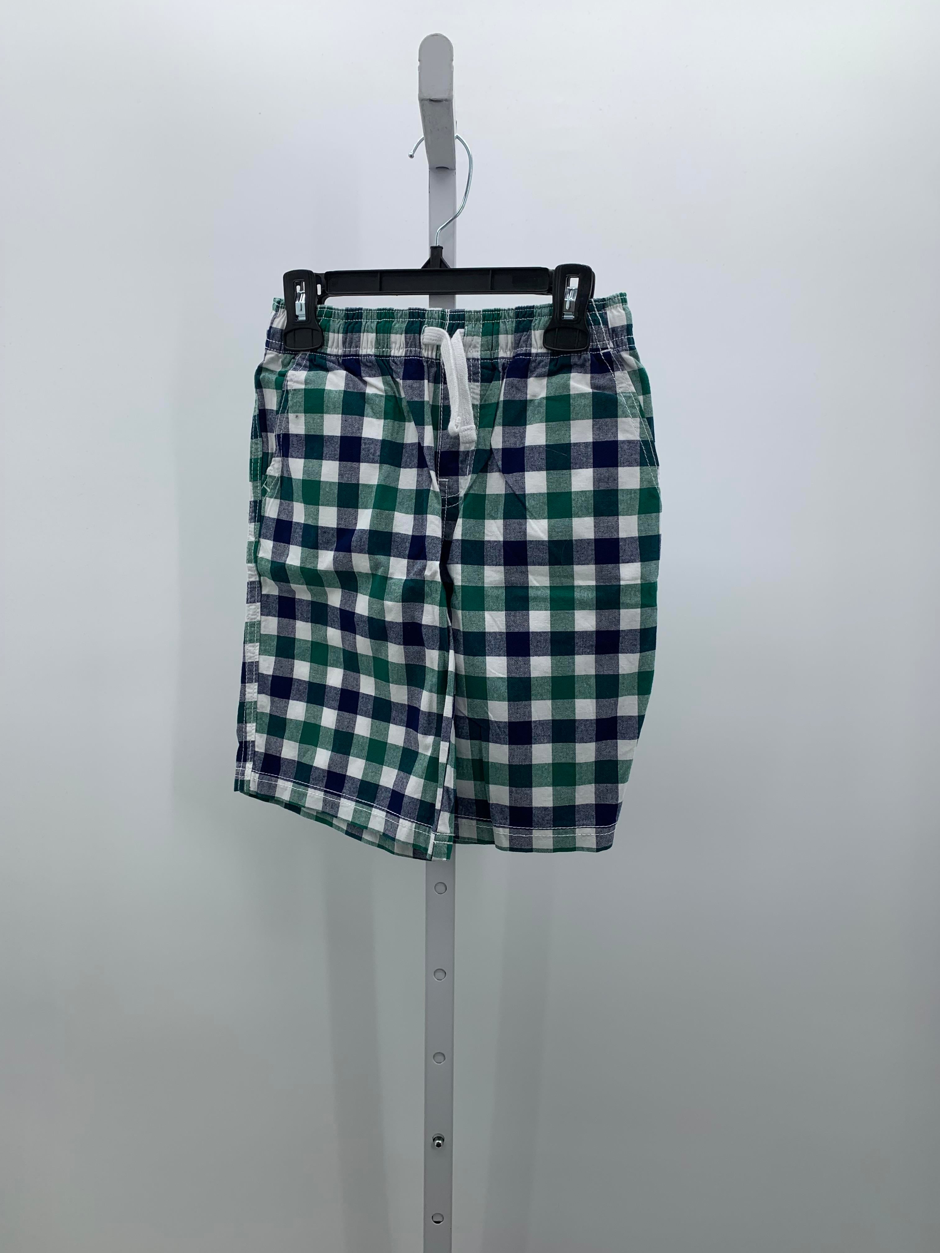 GREEN WHITE PLAID