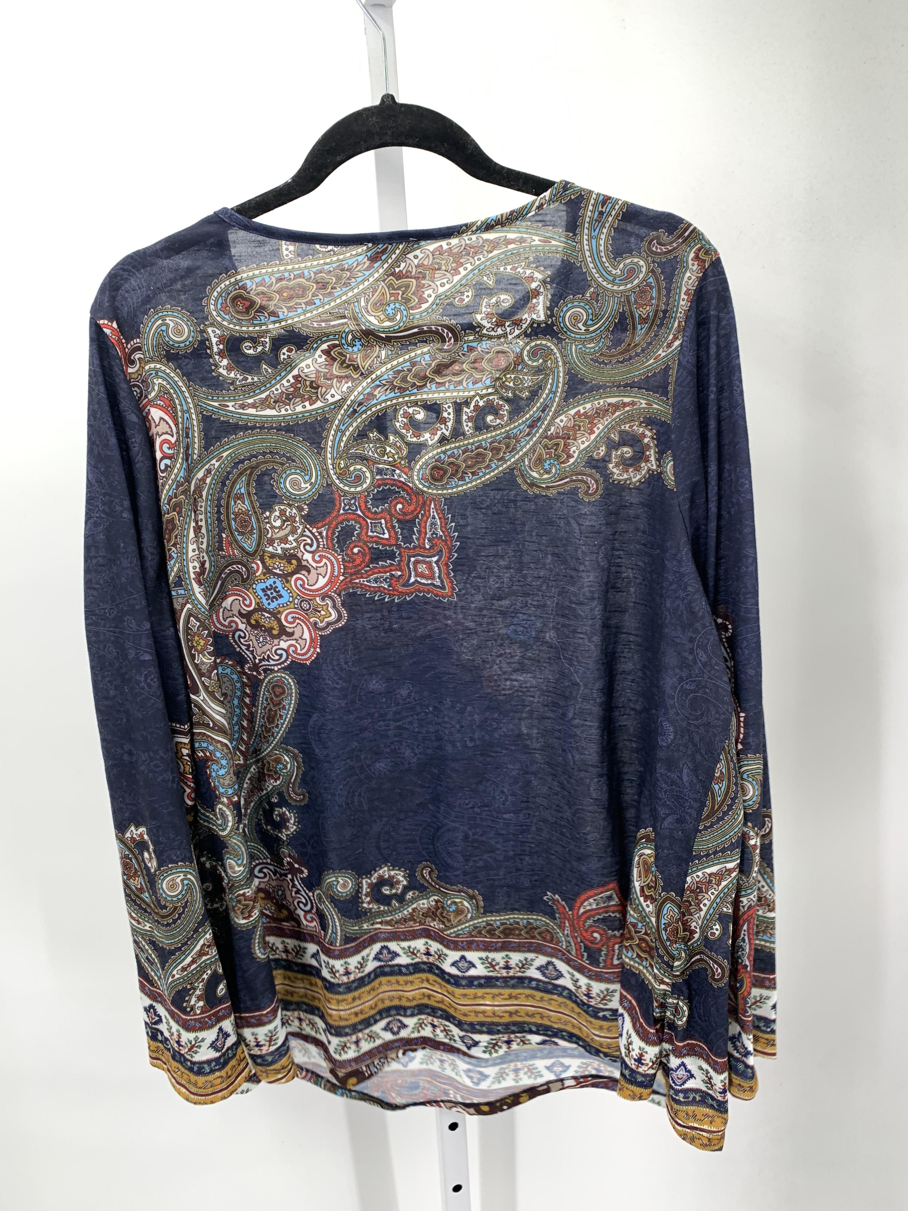 Avenue Size 18/20 W Womens Long Sleeve Shirt