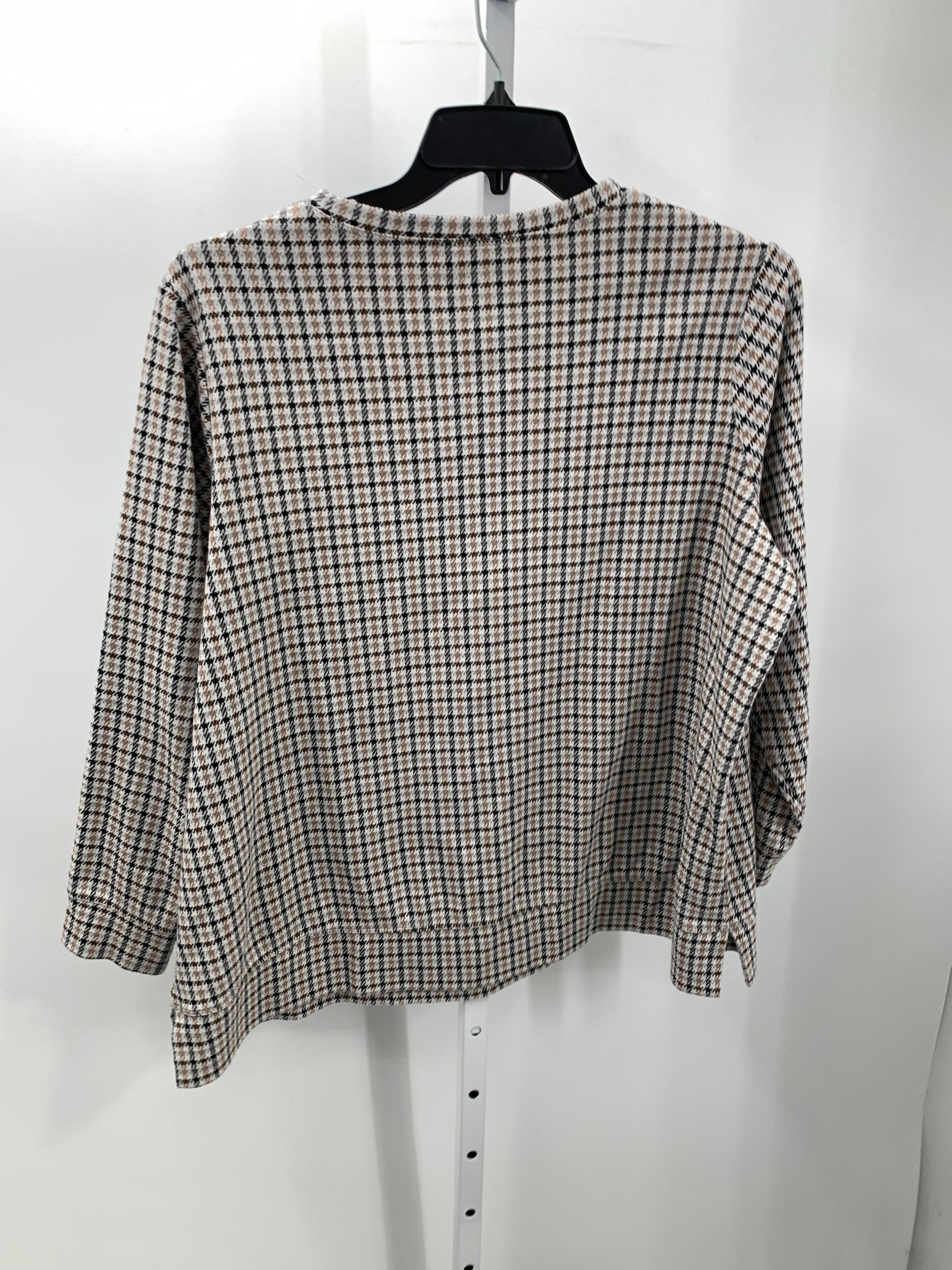 Lands End Size 1X Womens Long Sleeve Shirt