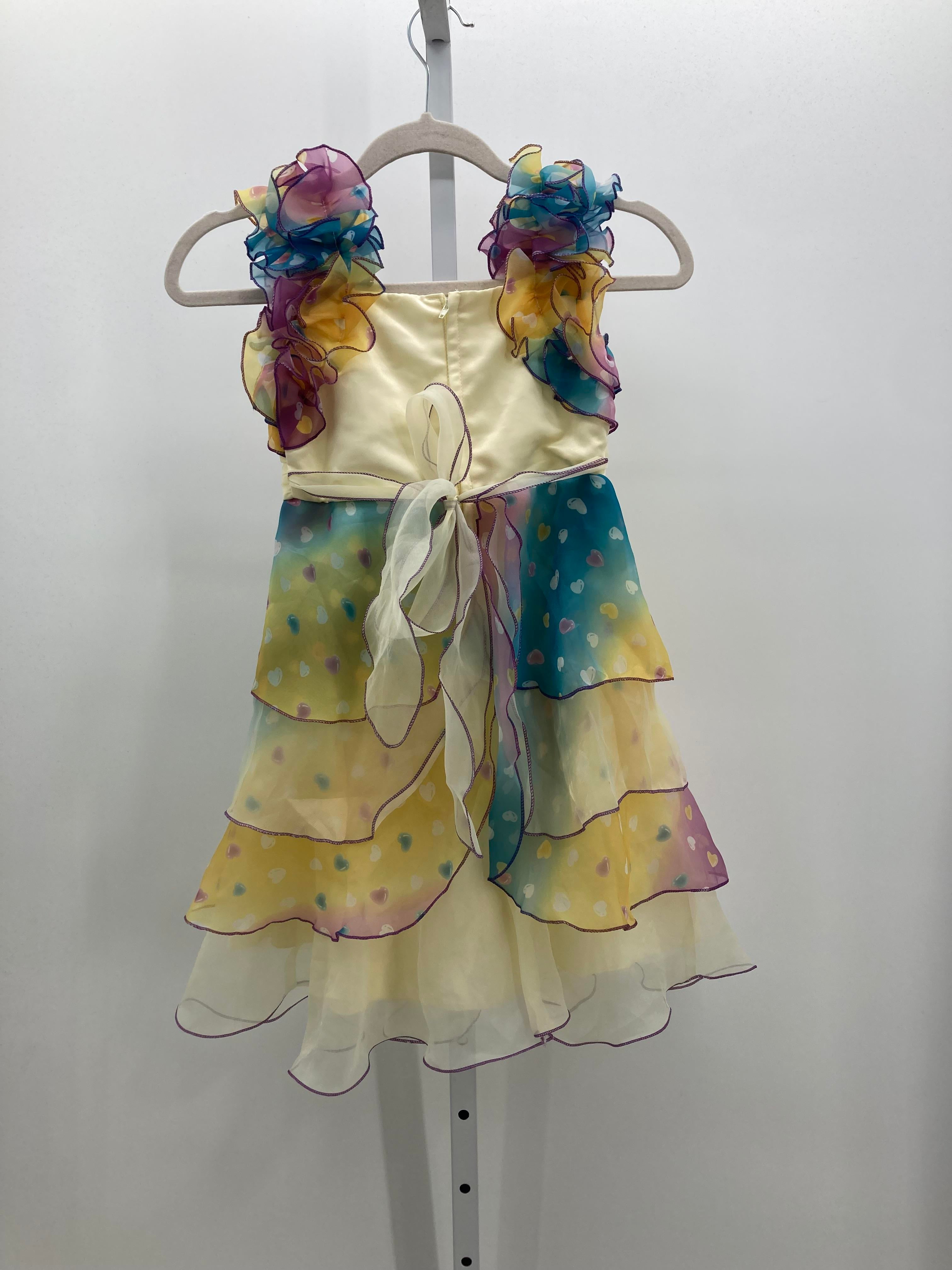 Size 6-7 Girls Sleeveless Dress
