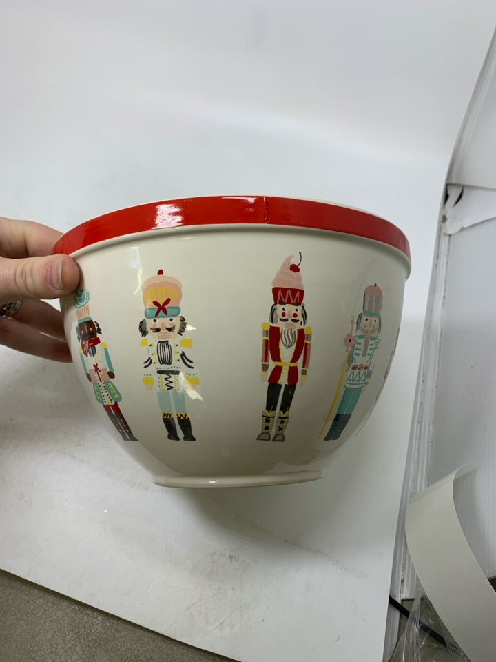 ASSORTED NUTCRACKERS MIXING BOWL BAKE SHOP.