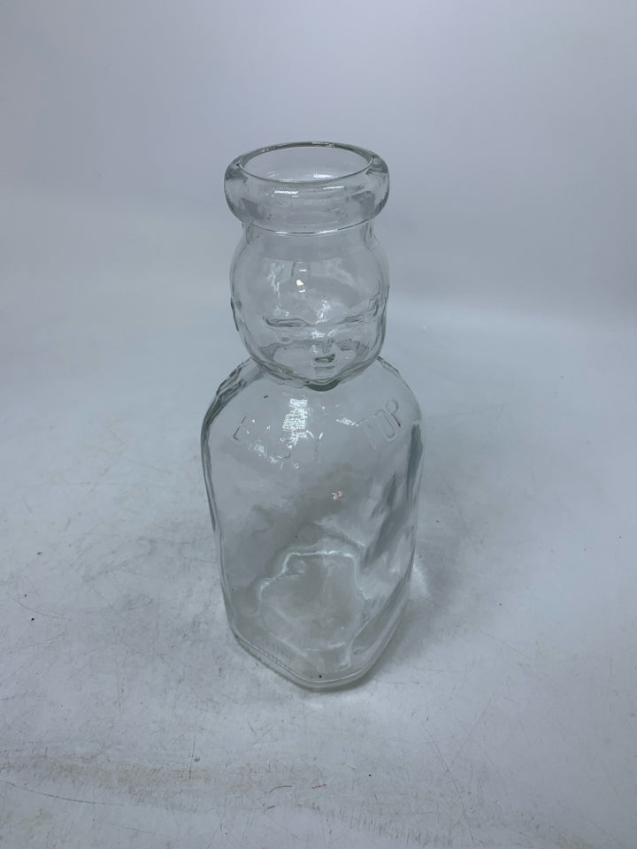 VTG BROOKFIELD BABY TOP QUART MILK BOTTLE.