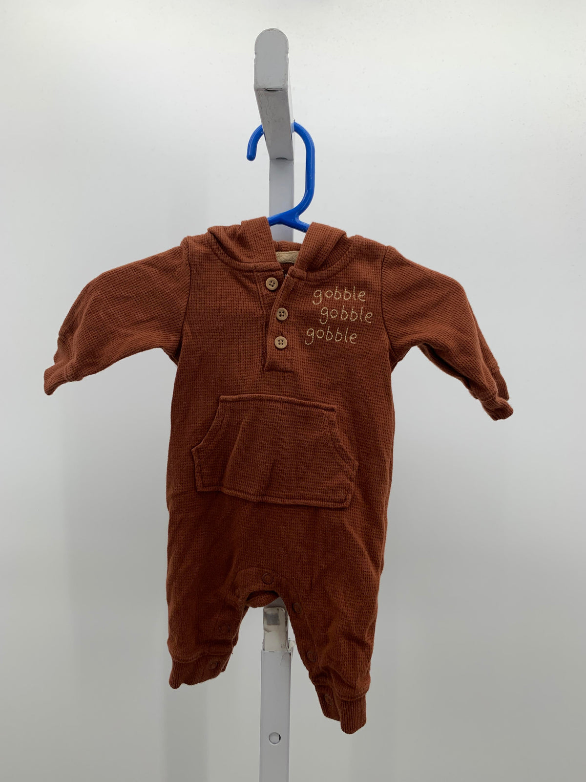 KNIT ROMPER GOBBLE GOBBLE