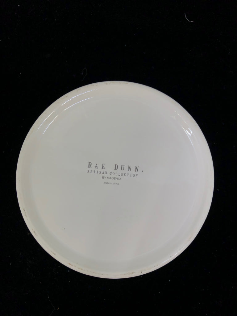 RAE DUNN GULP W FIRE HYDRENT PET DISH.