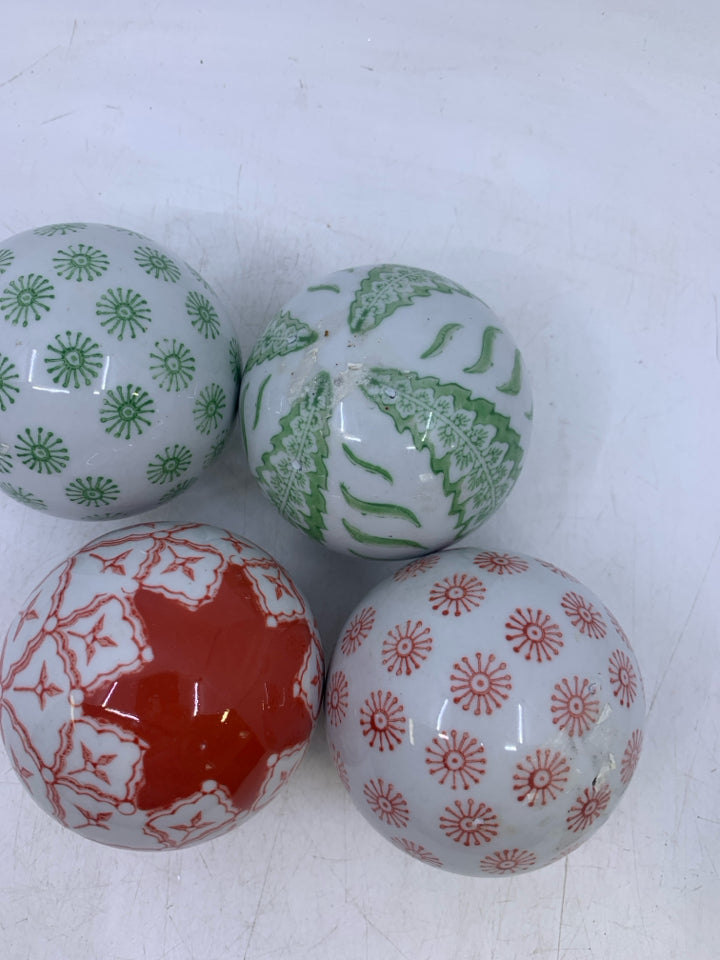 BAG OF 4 CERAMIC BALL FILLER.