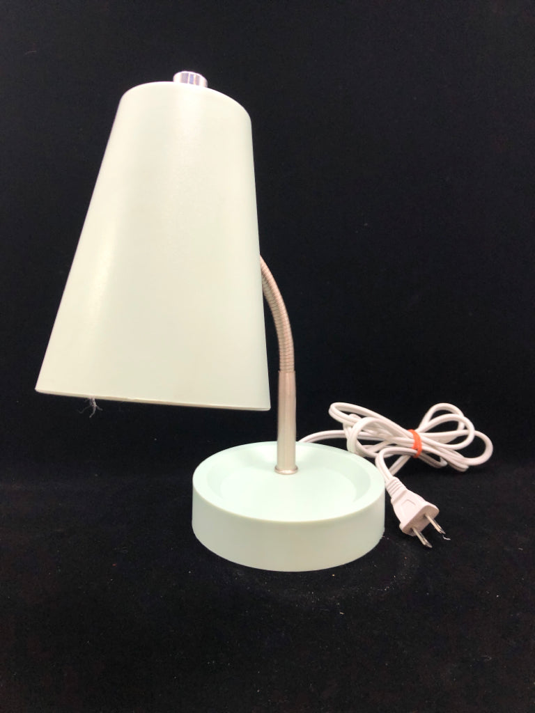 LT GREEN LED ADJUSTABLE DESK LAMP.