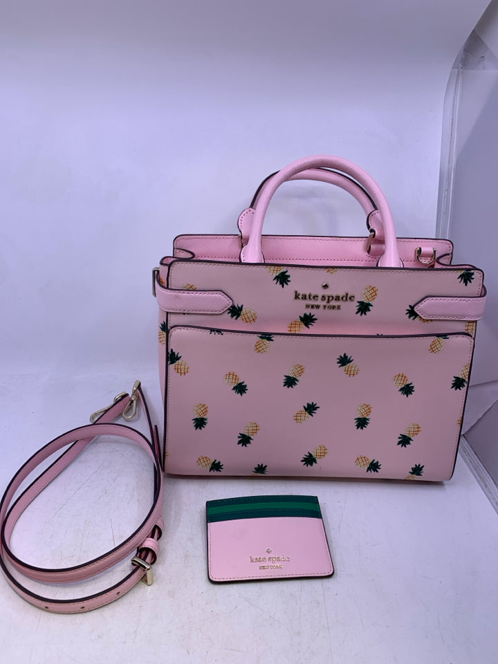 STACI PINEAPPLE SATCHEL + CARD SLEEVE