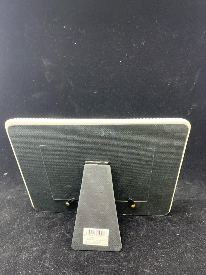 CERAMIC BABY'S FIRST BAPTISM FRAME.