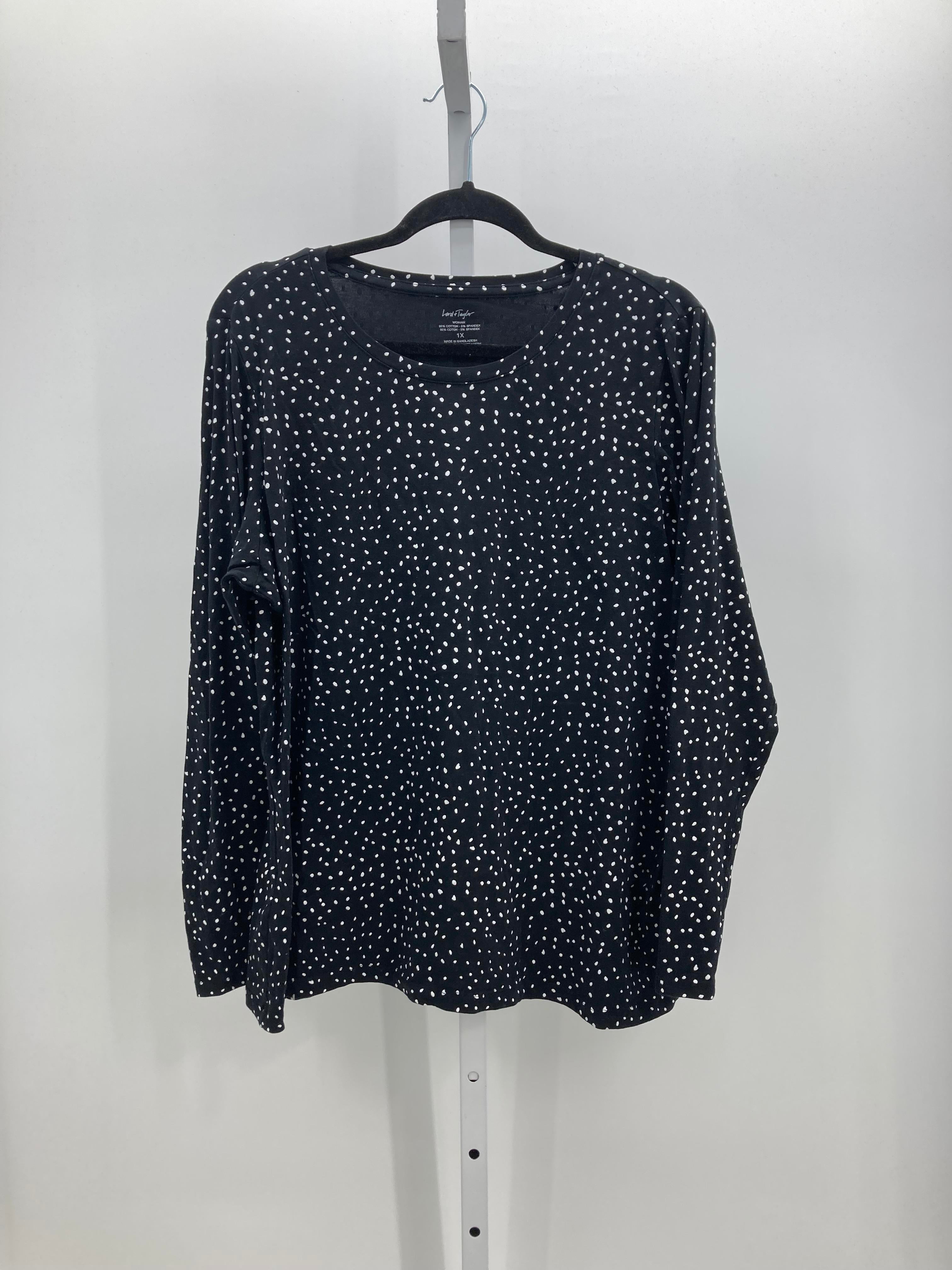 Lord & Taylor Size 1X Womens Long Sleeve Shirt