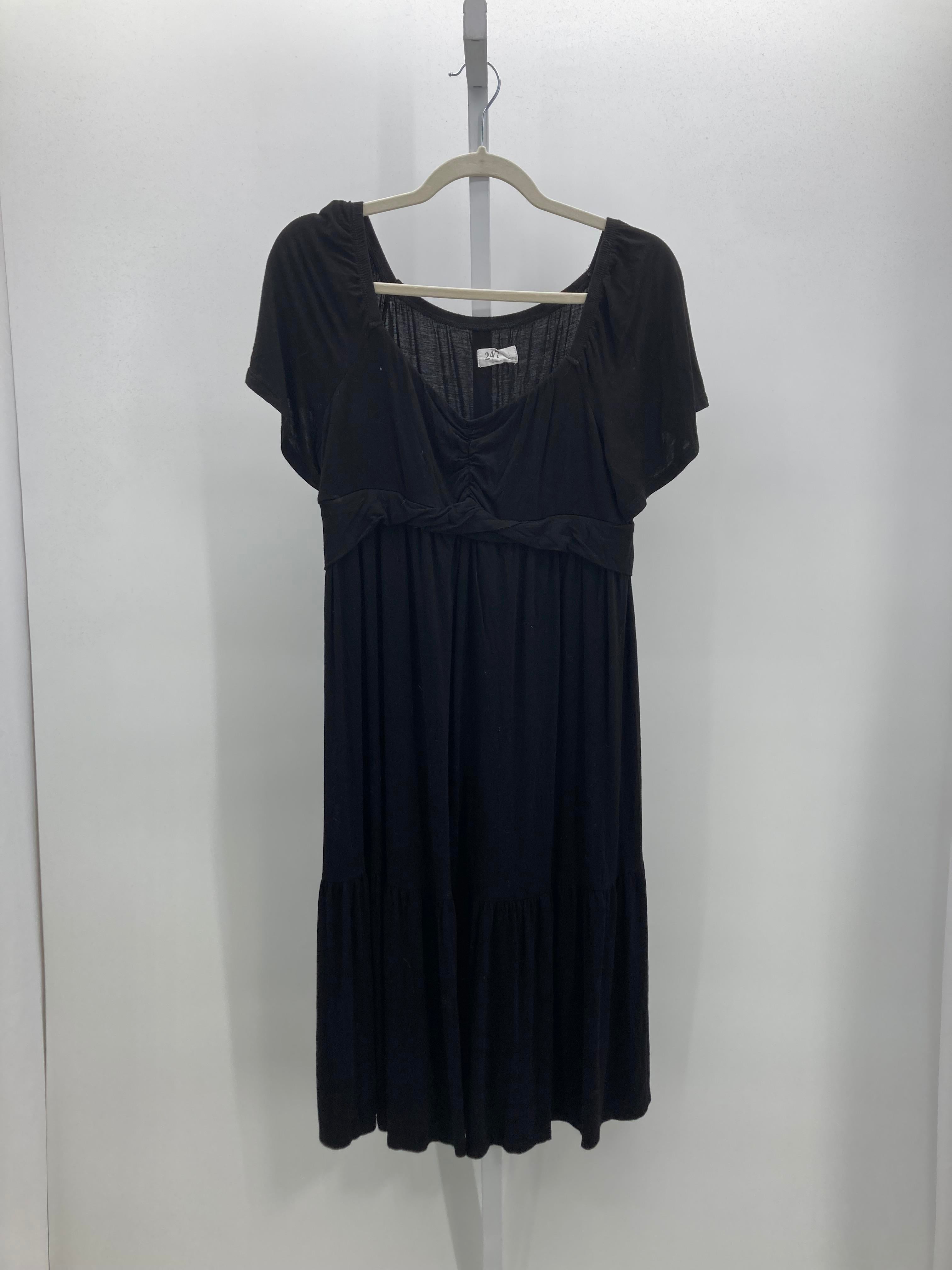 Maurices Size Large Misses Short Sleeve Dress