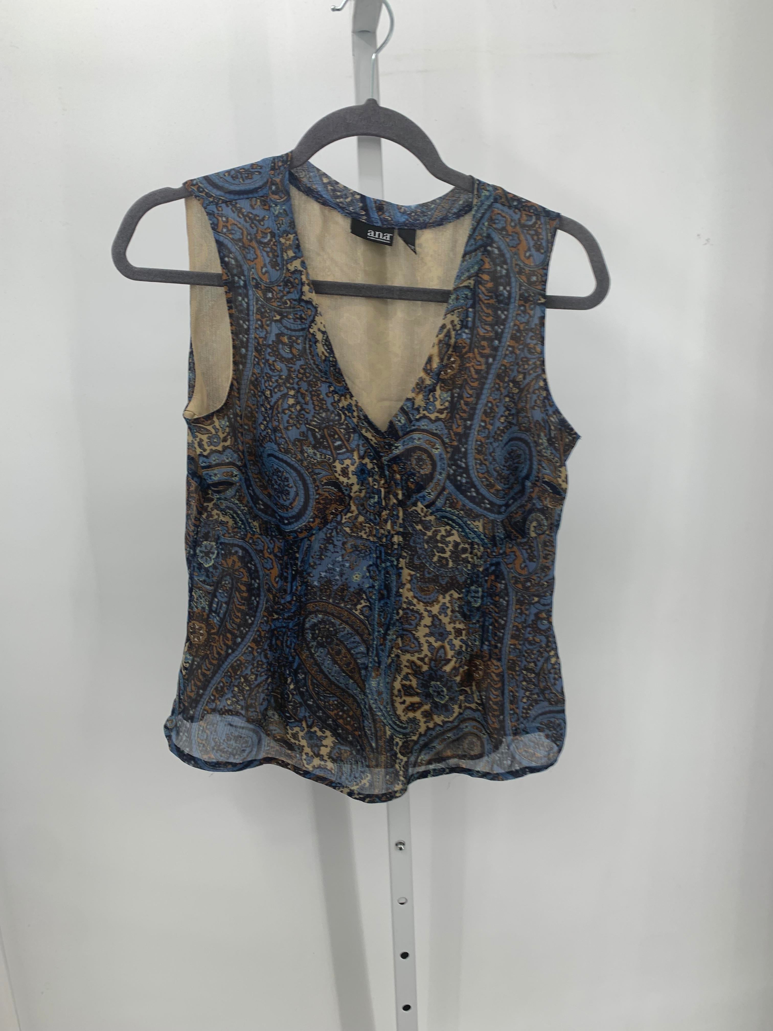 A.N.A. Size Medium Petite Petite Sleeveless Shirt