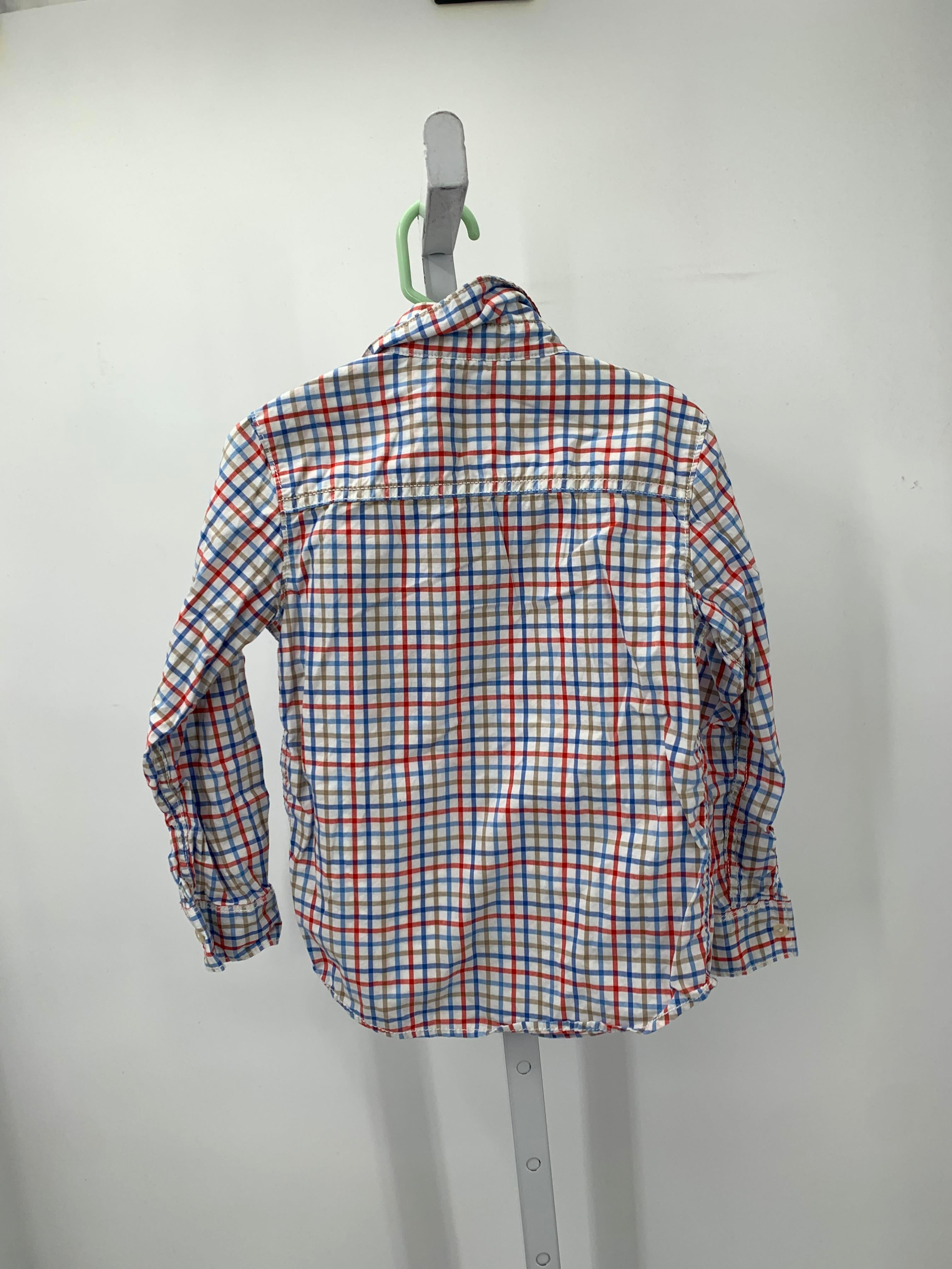 RED BLUE BROWN PLAID