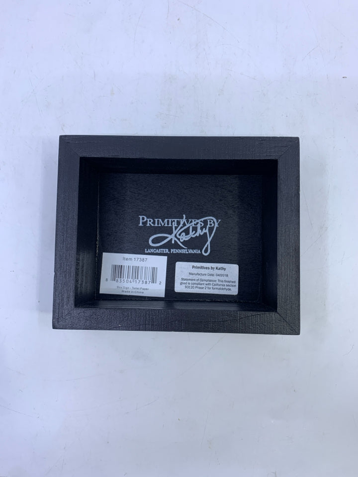 CHANGING TOILET PAPER BOX SIGN.