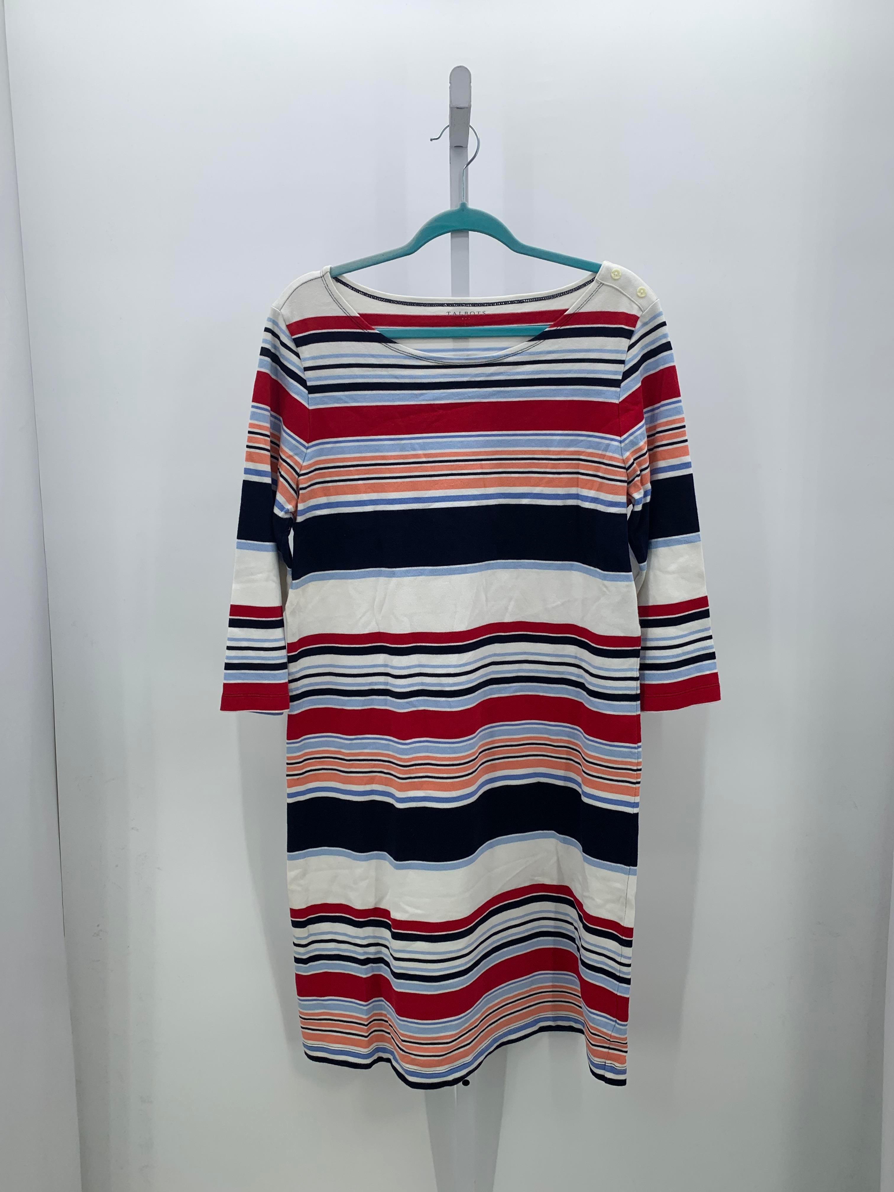 Talbots Size Large Misses 3/4 Sleeve Dress