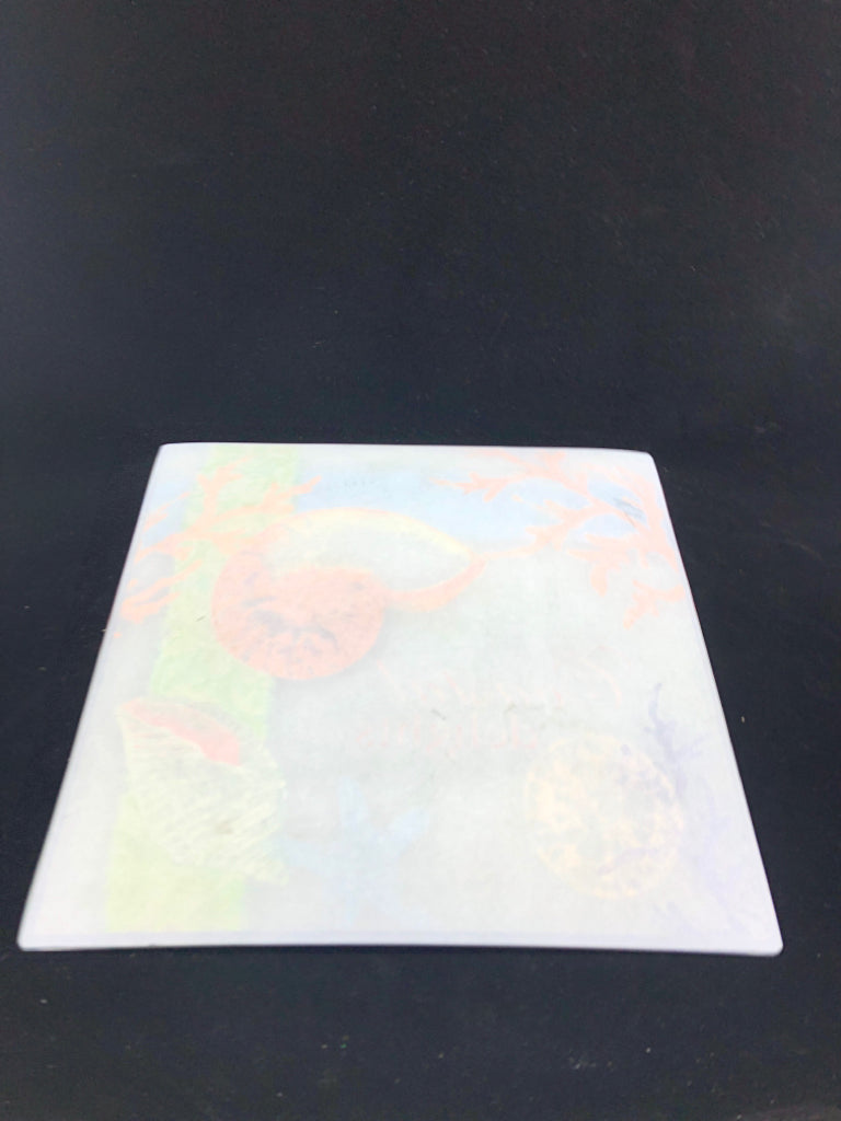 COASTAL DELIGHT SQUARE PLATTER.