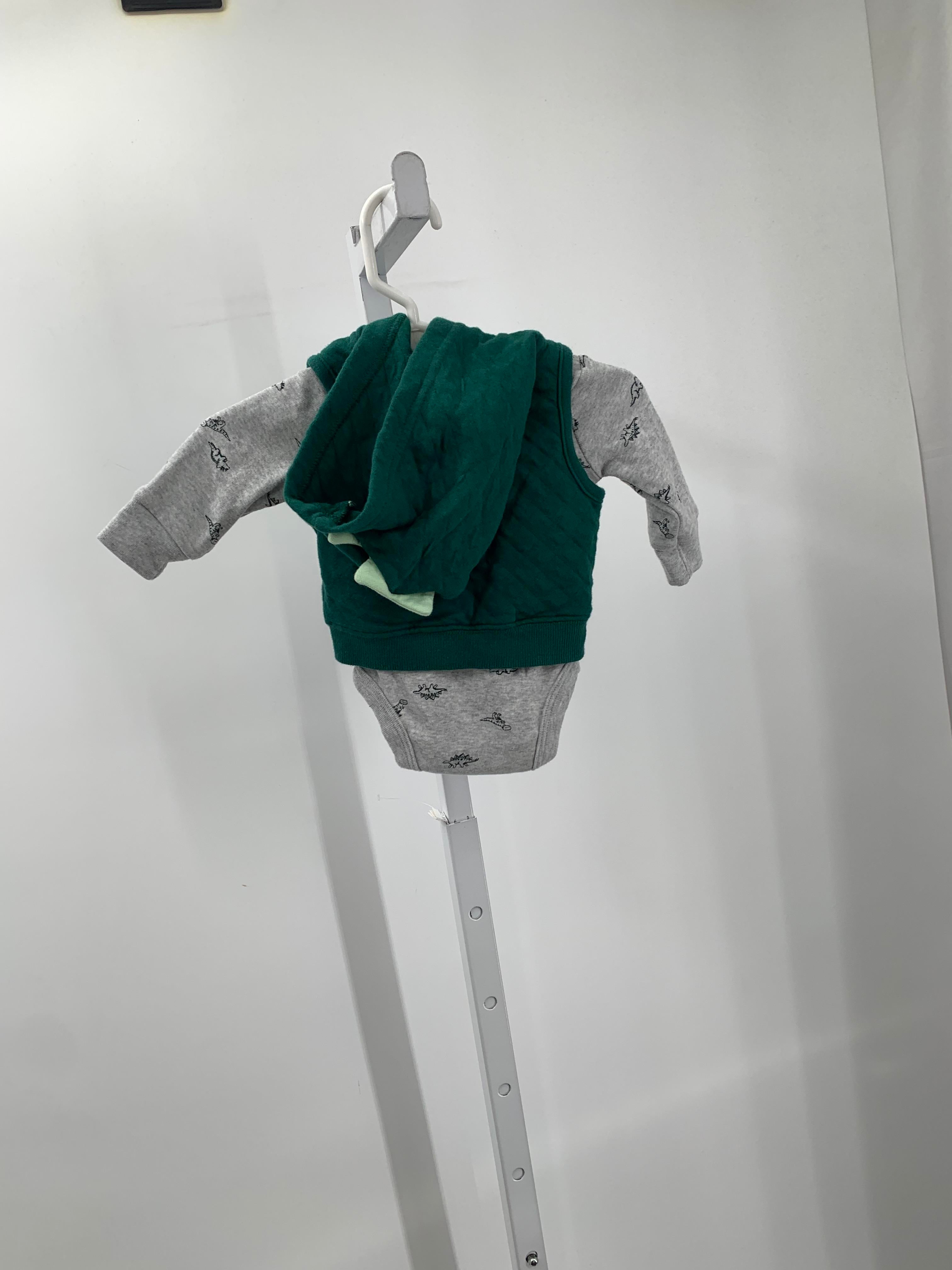 DINO VEST AND HOODED TEE