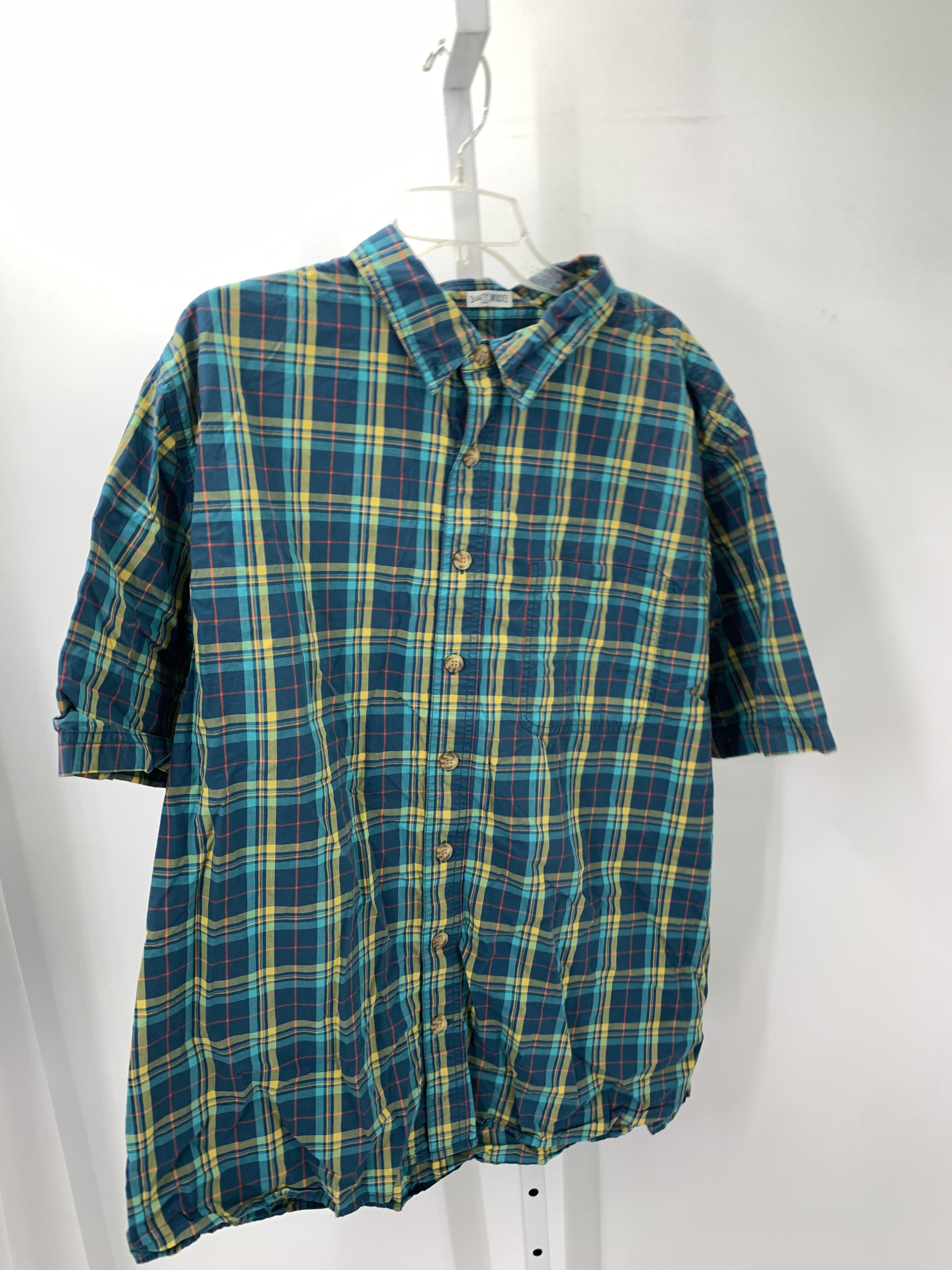 TALL PLAID BTN DOWN