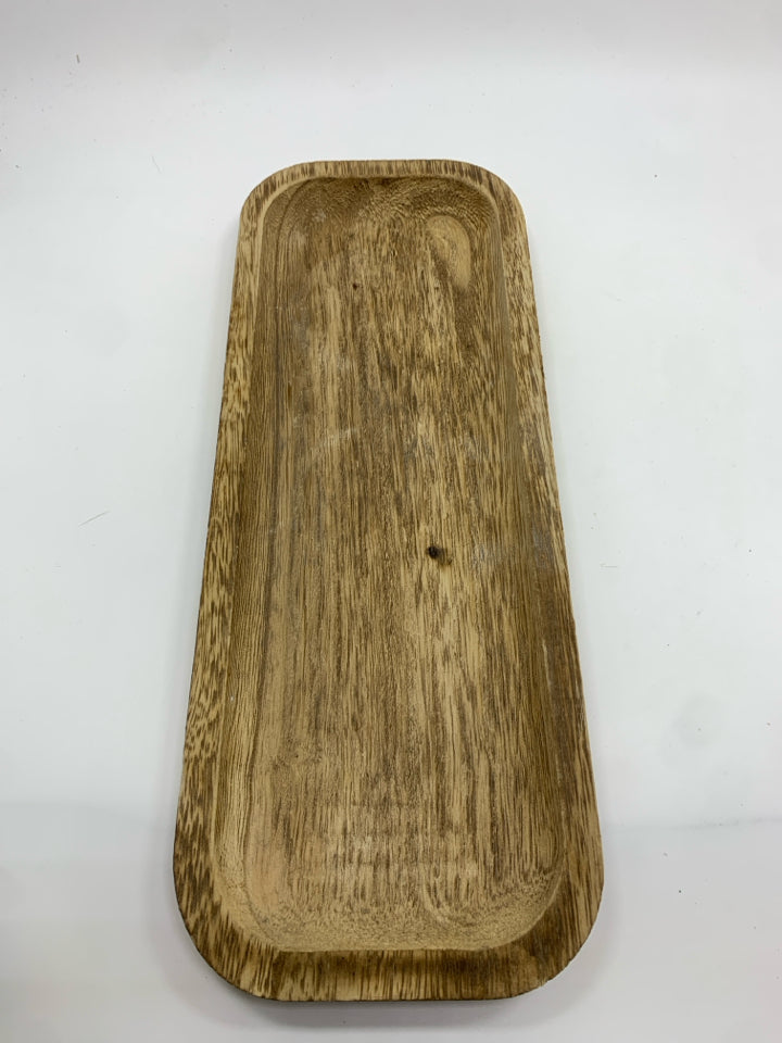 RUSTIC WOODEN BOWL/TRAY.