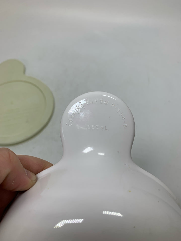 SMALL BAKING DISH W/ HANDLE COVER.
