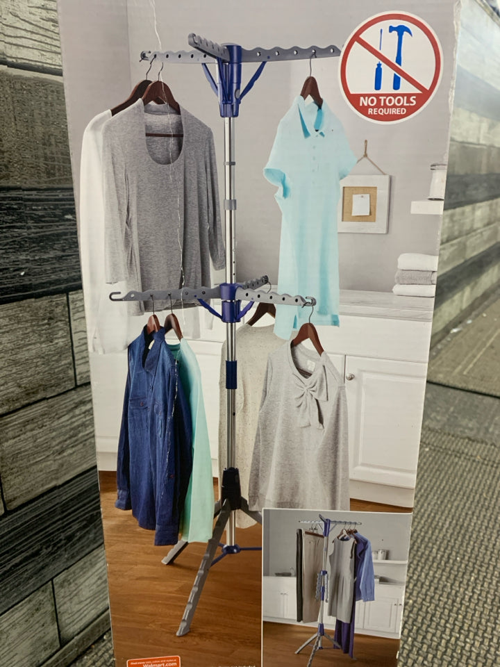 NIB 6 ARM ADJUSTABLE DRYING RACK.