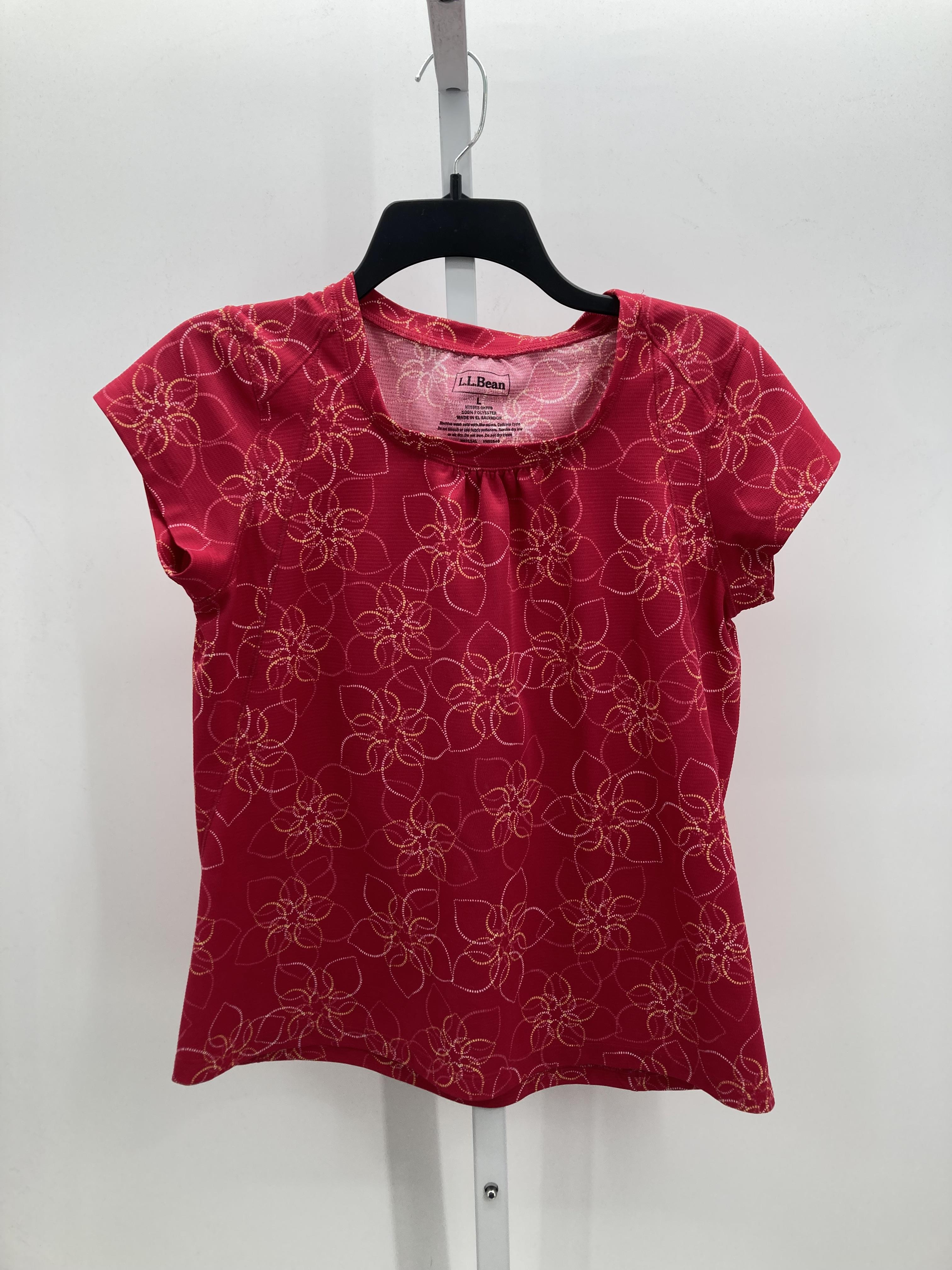 LL Bean Size Large Misses Short Sleeve Shirt