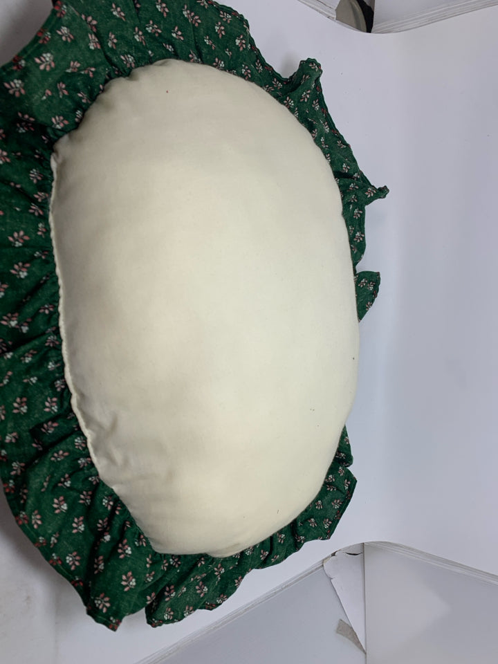 VTG OVAL ROCKING HORSE PILLOW.