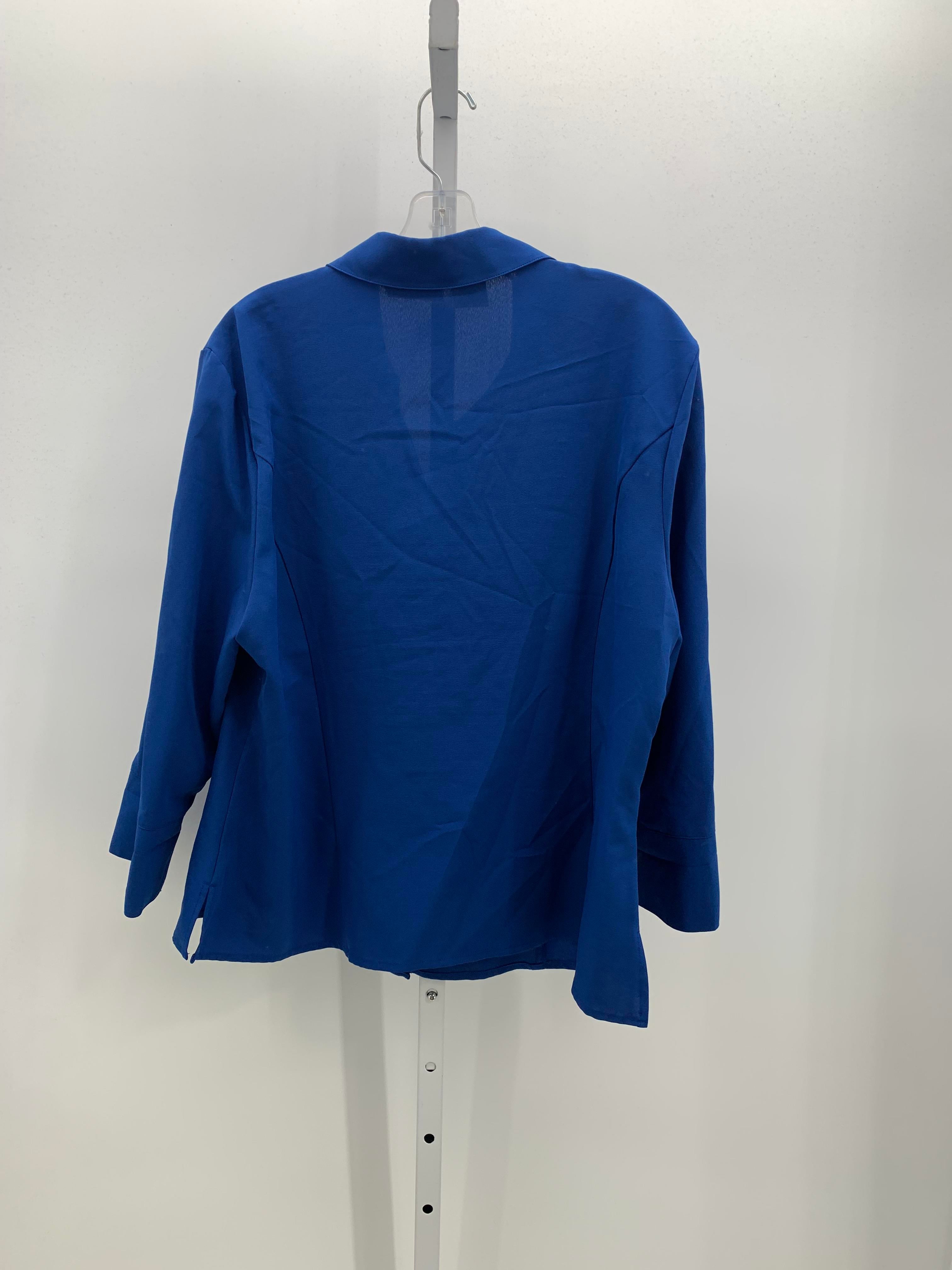 Kathy Che Size Extra Large Misses 3/4 Sleeve Shirt