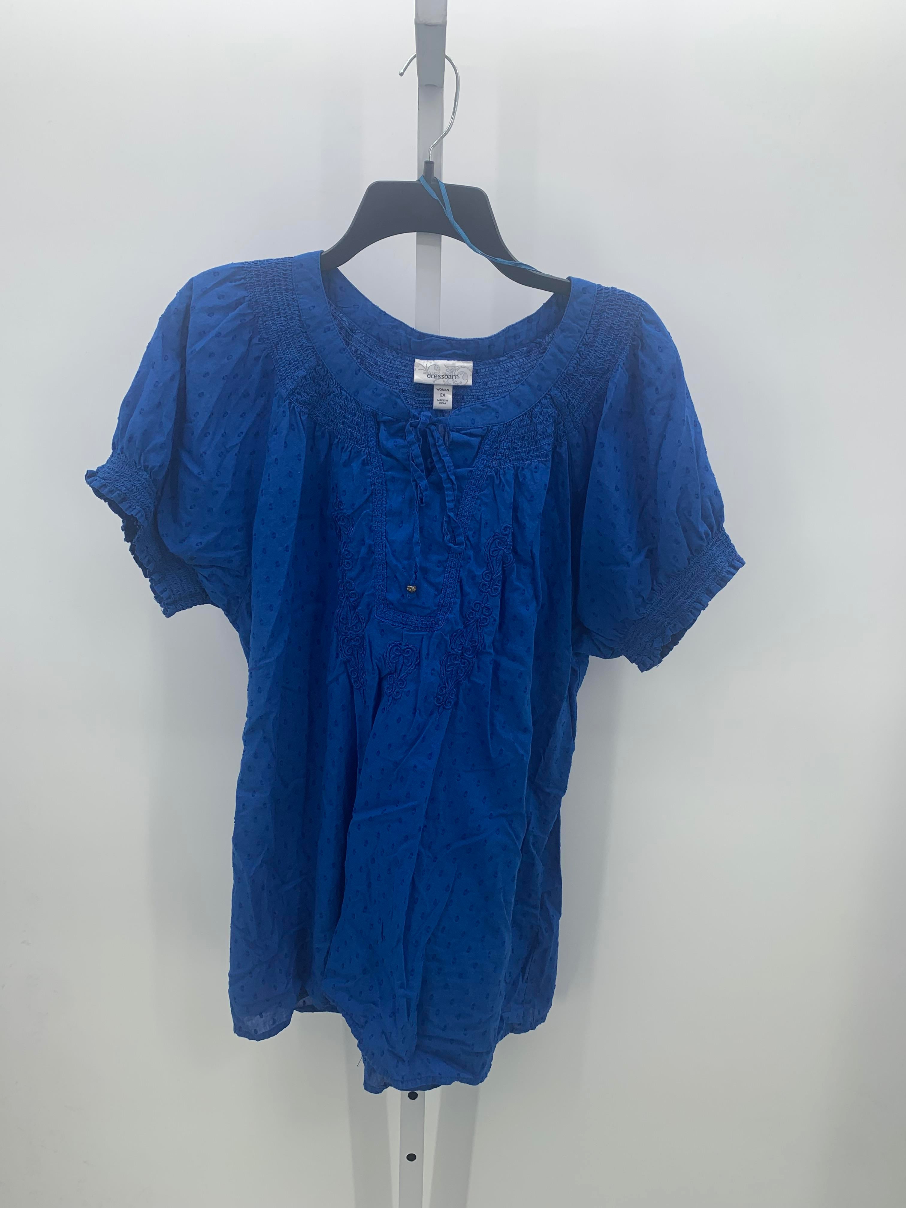 Dress Barn Size 2X Womens Short Sleeve Shirt