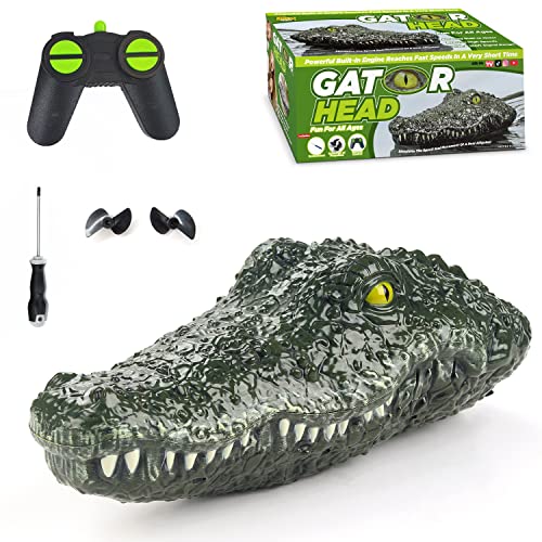 Big Bang Remote Control Alligator Head Boat for Kids and Adults -
