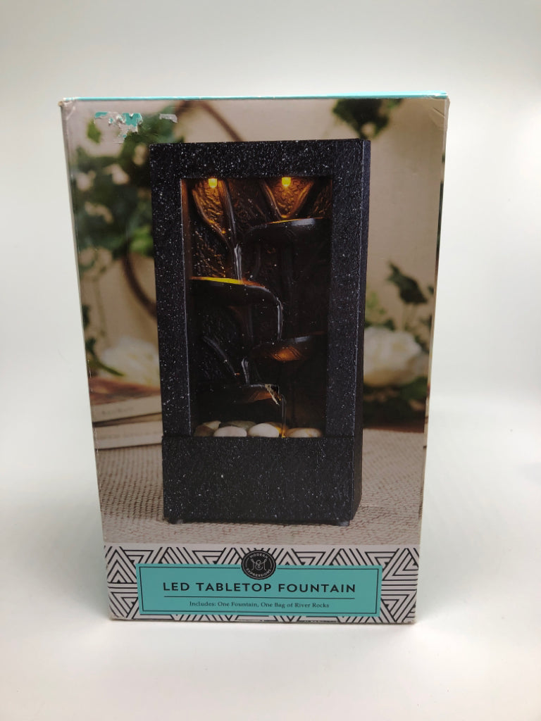 NIB LED TABLETOP FOUNTAIN.