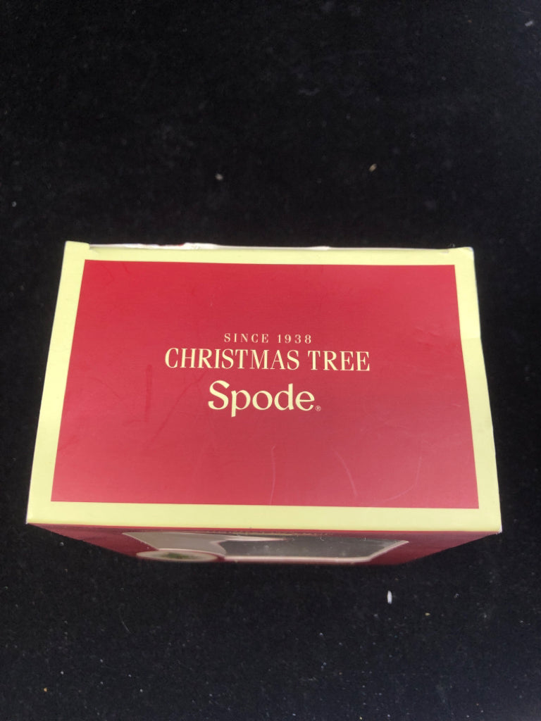 SPODE TEDDY BEAR ORNAMENT.
