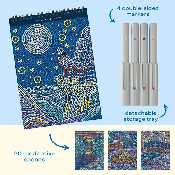New FlowArt® - Dot-By-Letter, Winter's Glow - Metallic Ink