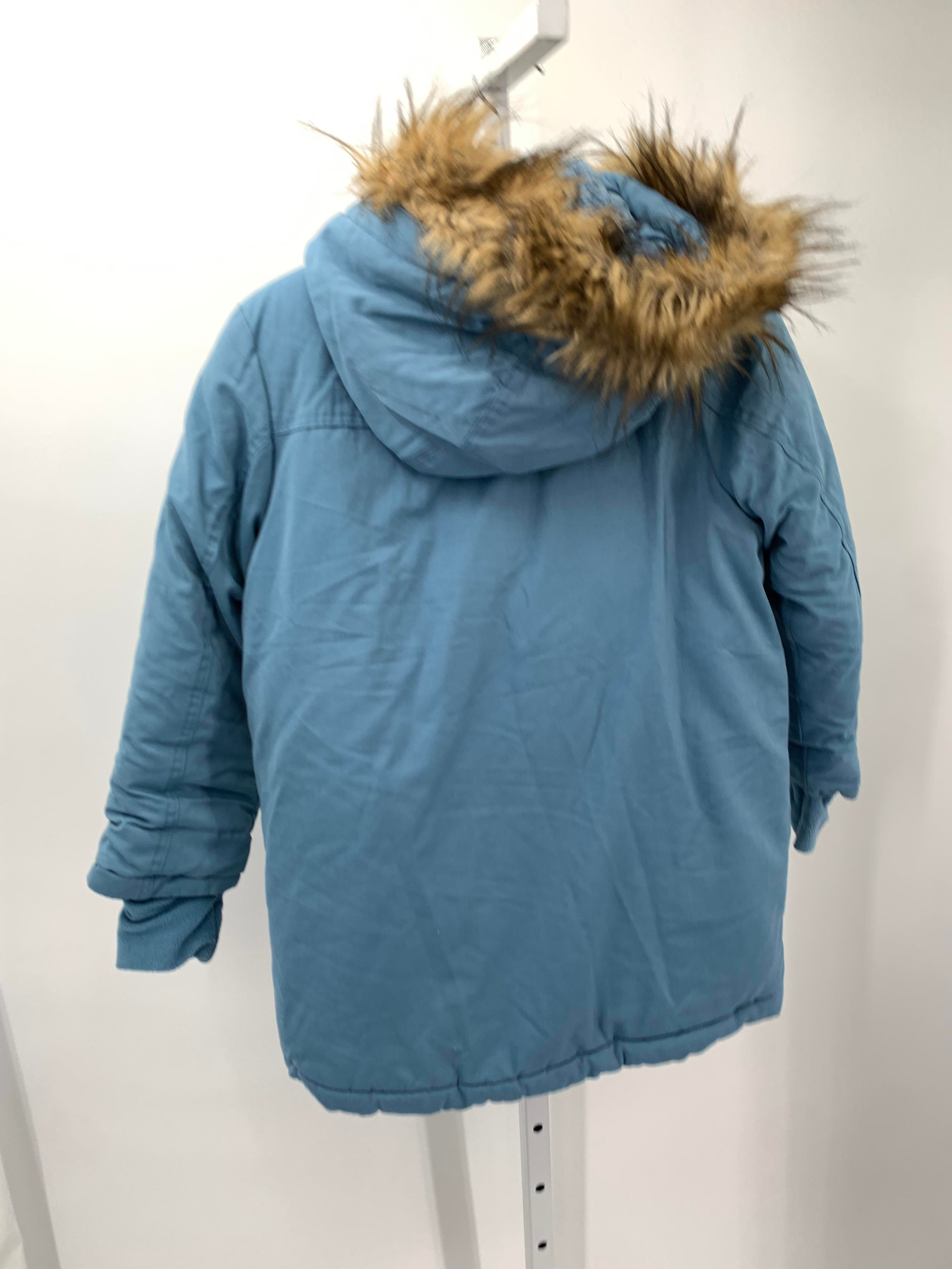 FAUX FUR HOODED JACKET