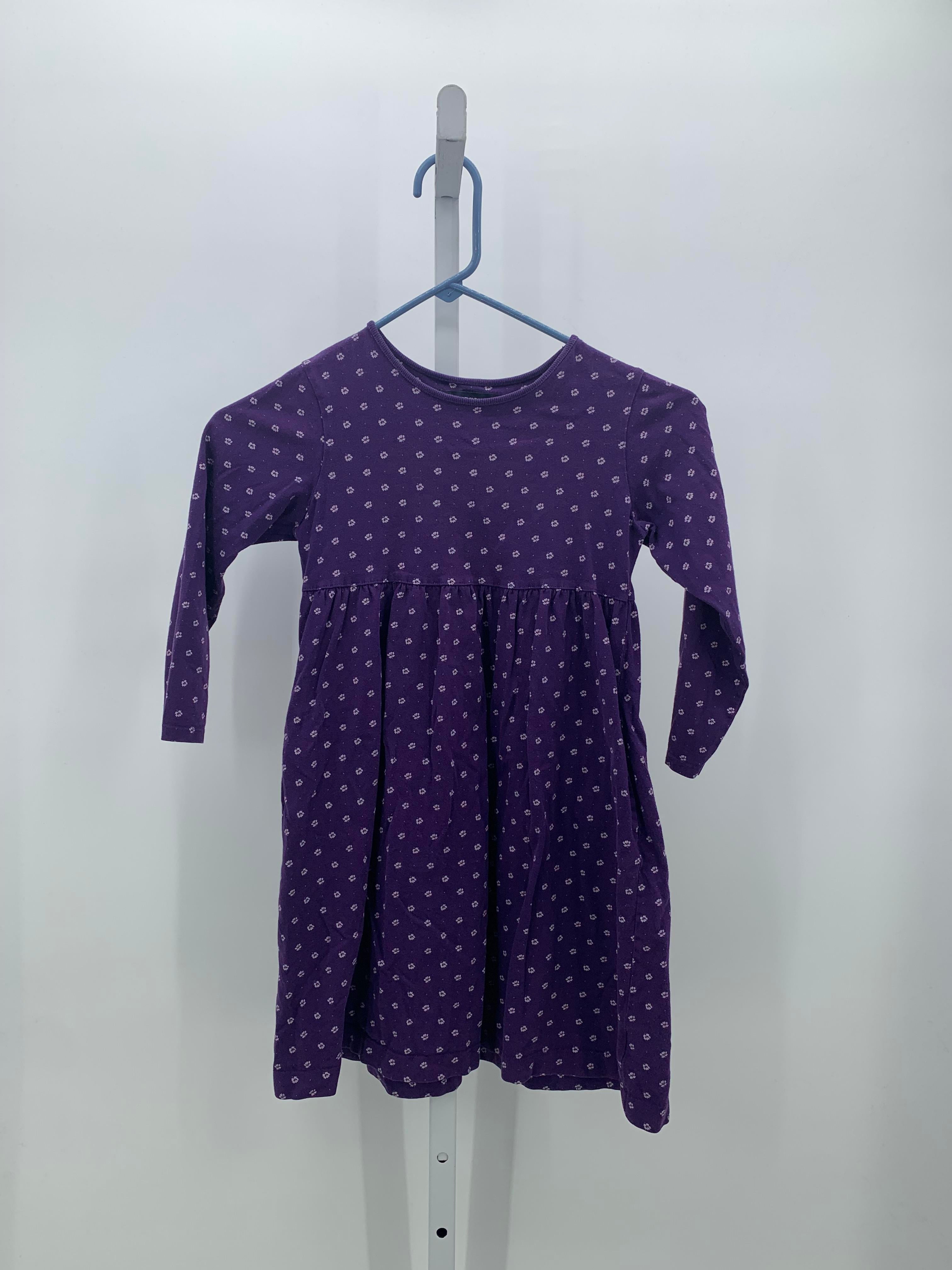 Lands End Size 6 Girls Long Sleeve Dress
