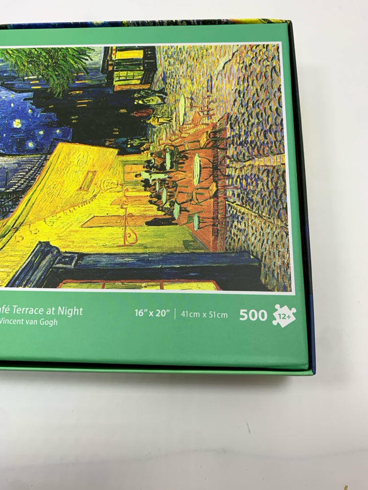 NIB CAFE TERRACE AT NIGHT PUZZLE.