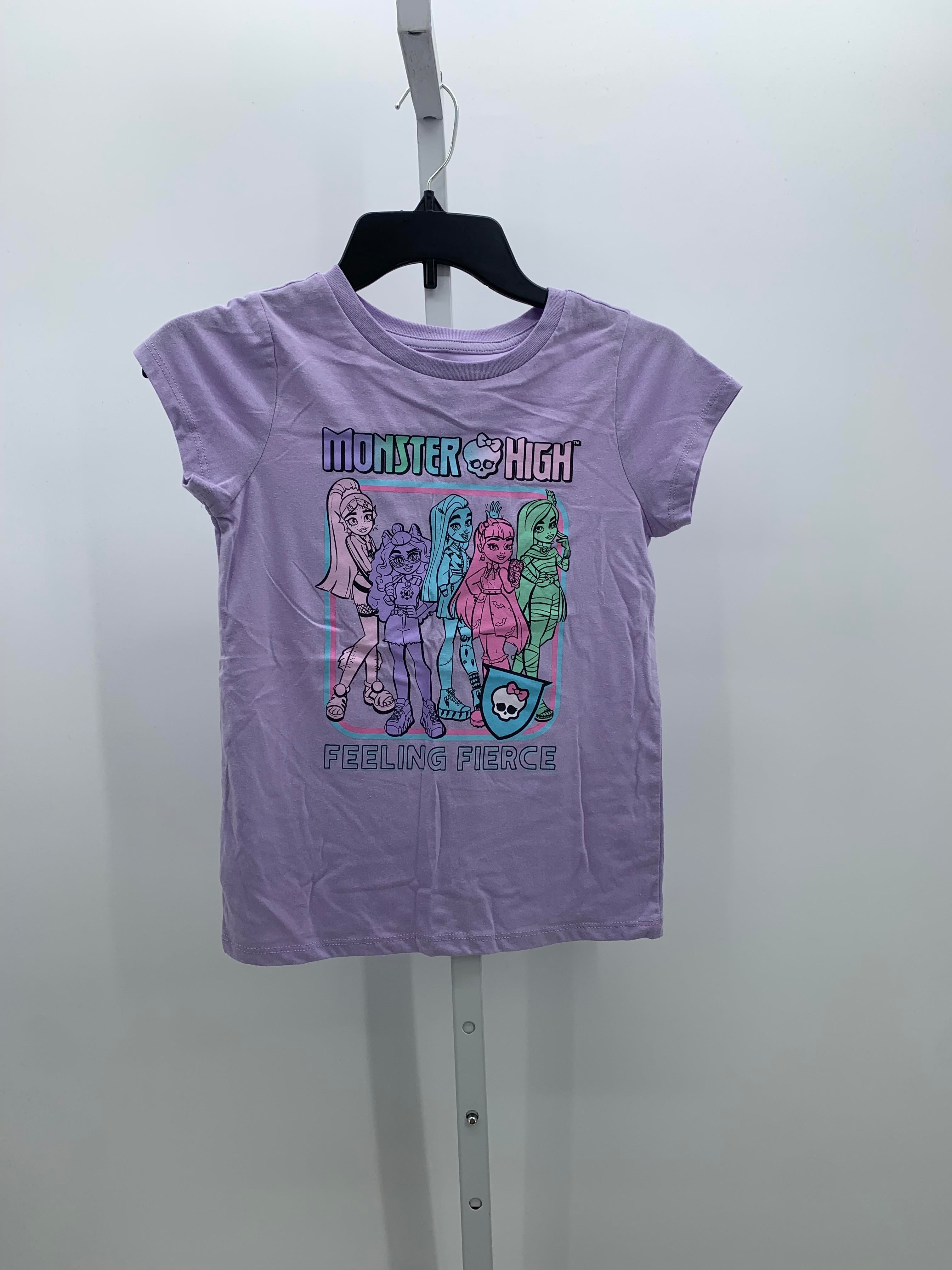 Monster High Size 10-12 Girls Short Sleeve Shirt