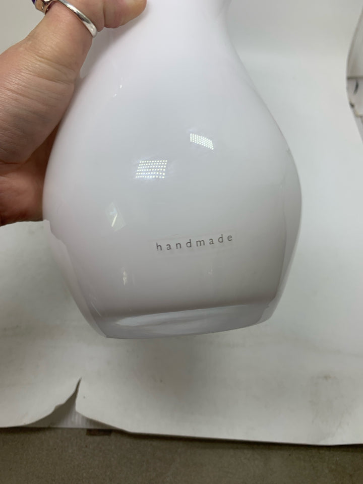 LSA INTERNATIONAL GLASS VASE.