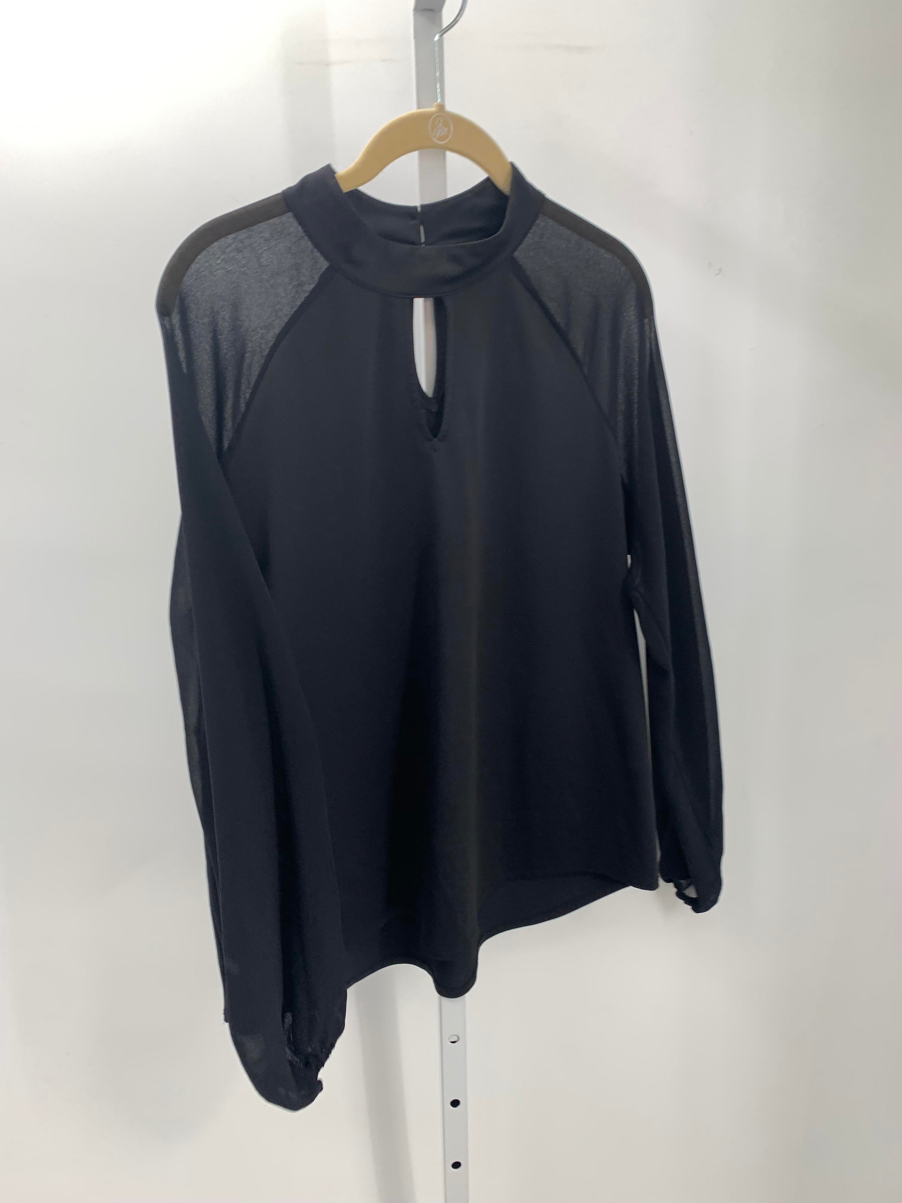 Worthington Size Large Misses Long Sleeve Shirt