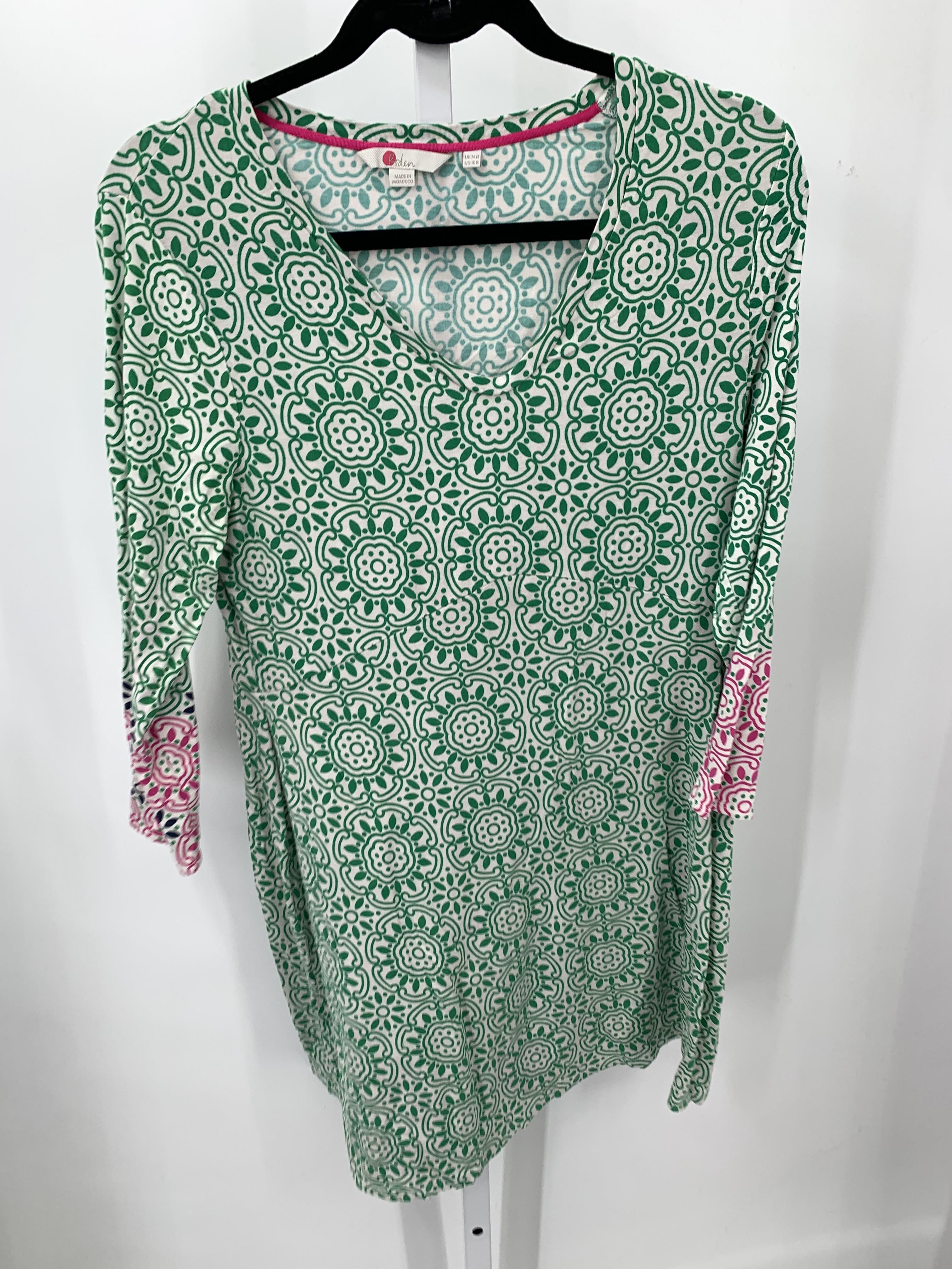 Boden Size 10 Misses Long Sleeve Dress