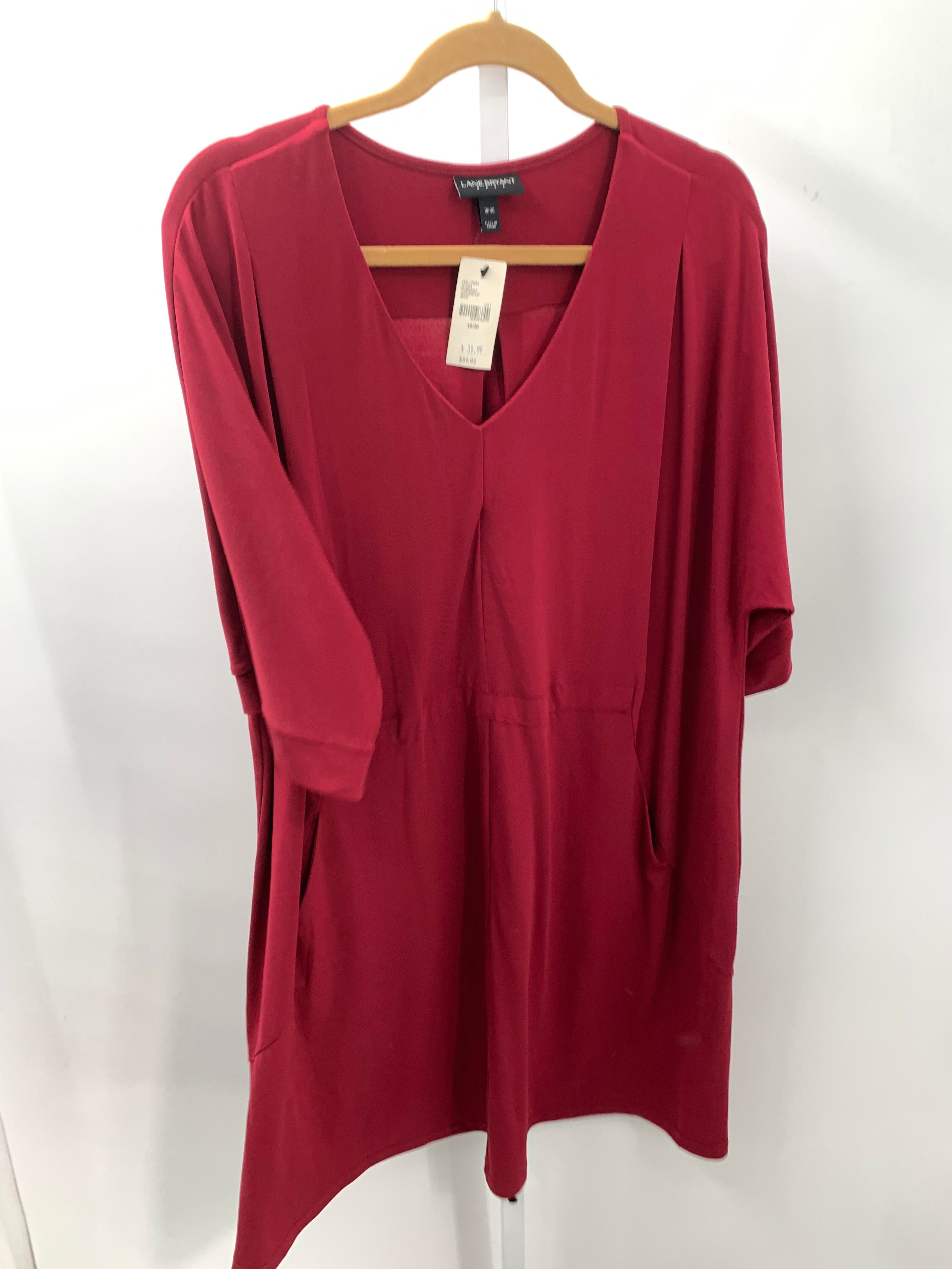 Lane Bryant Size 18/20 W Womens Short Sleeve Dress