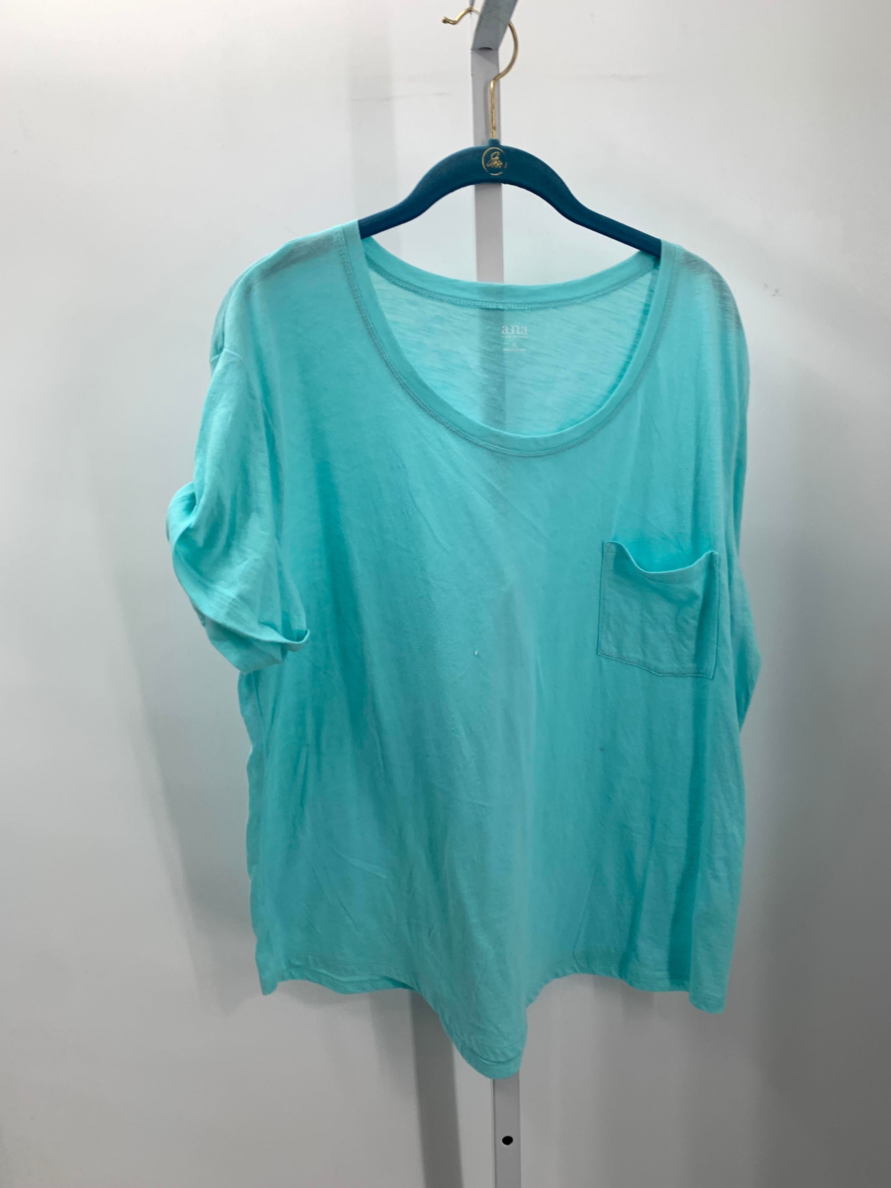 A.N.A. Size Extra Large Misses Short Sleeve Shirt