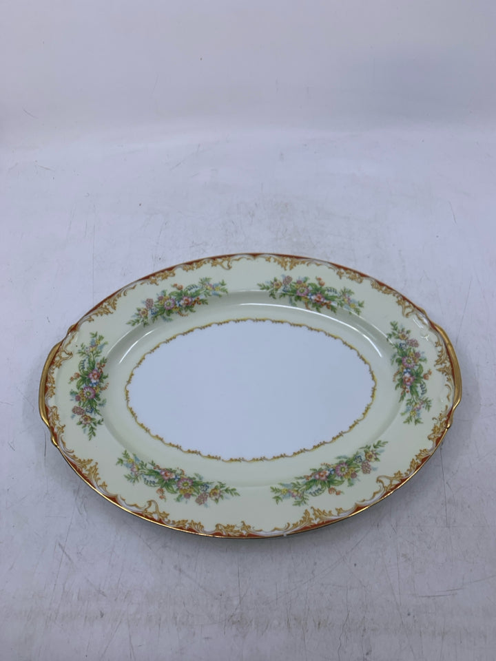 VTG OVAL DUDLEY SERVING PLATTER.
