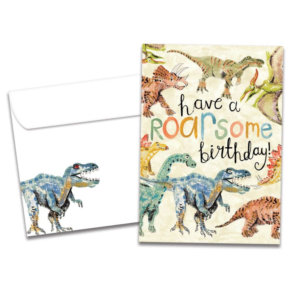 Roarsome Dinosaurs, Birthday Card