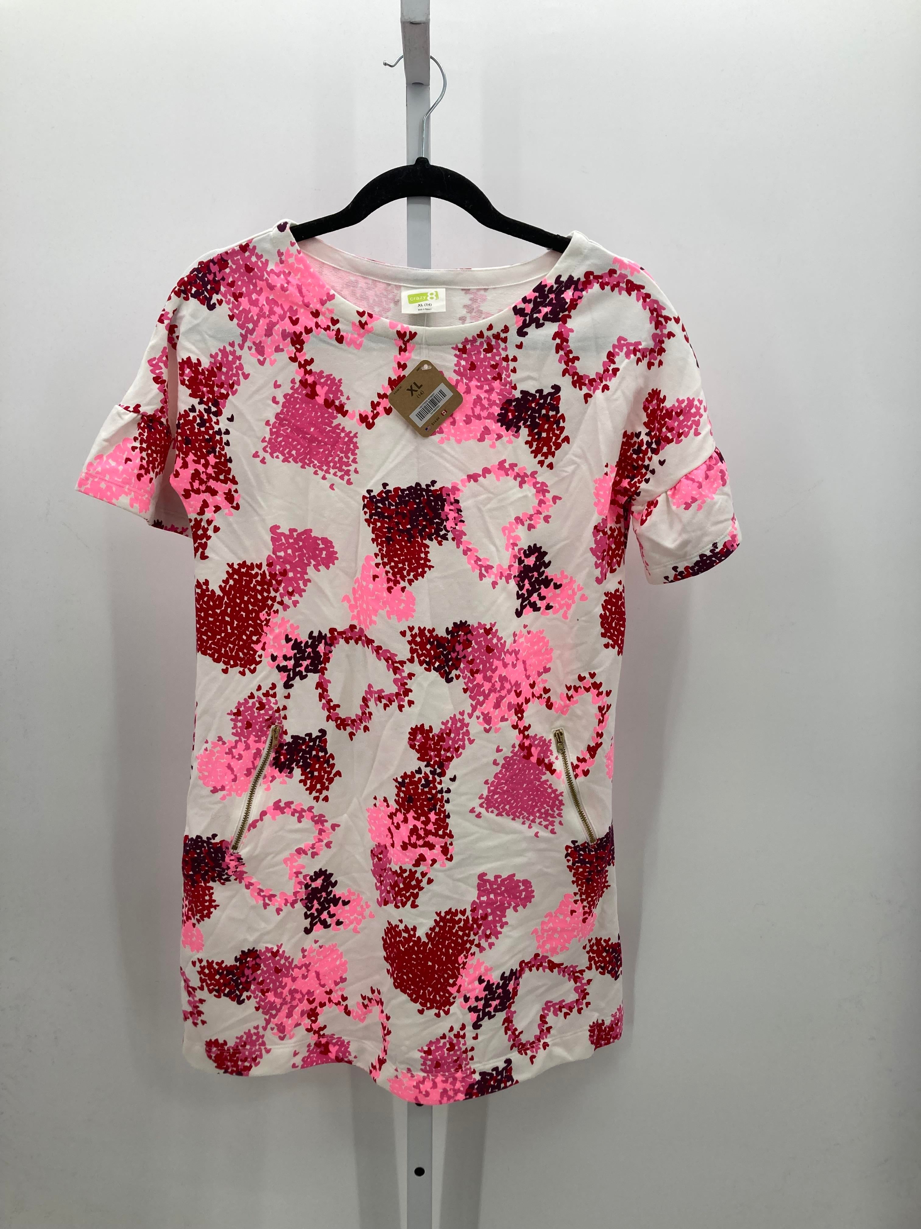 Crazy 8 Size 14 Girls Short Sleeve Dress